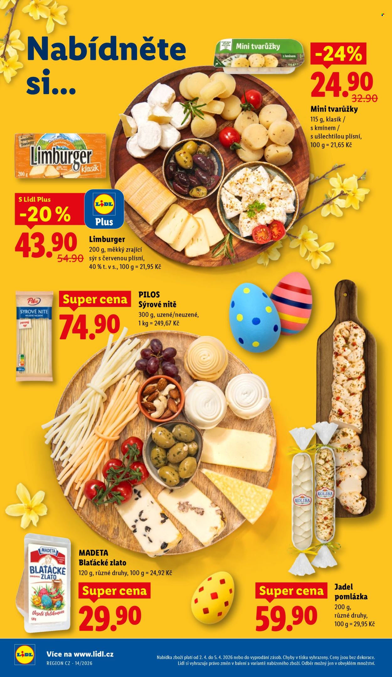 Leták Lidl - 2.4.2026 - 5.4.2026. Strana 14