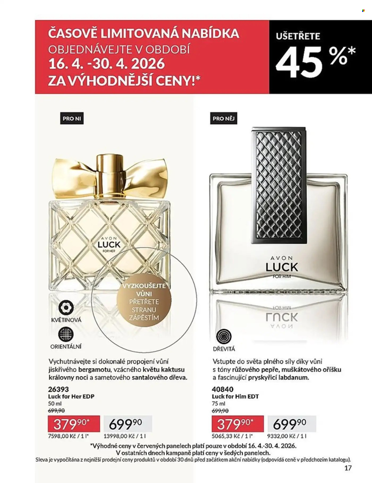 Leták AVON - 1.4.2026 - 30.4.2026. Strana 17