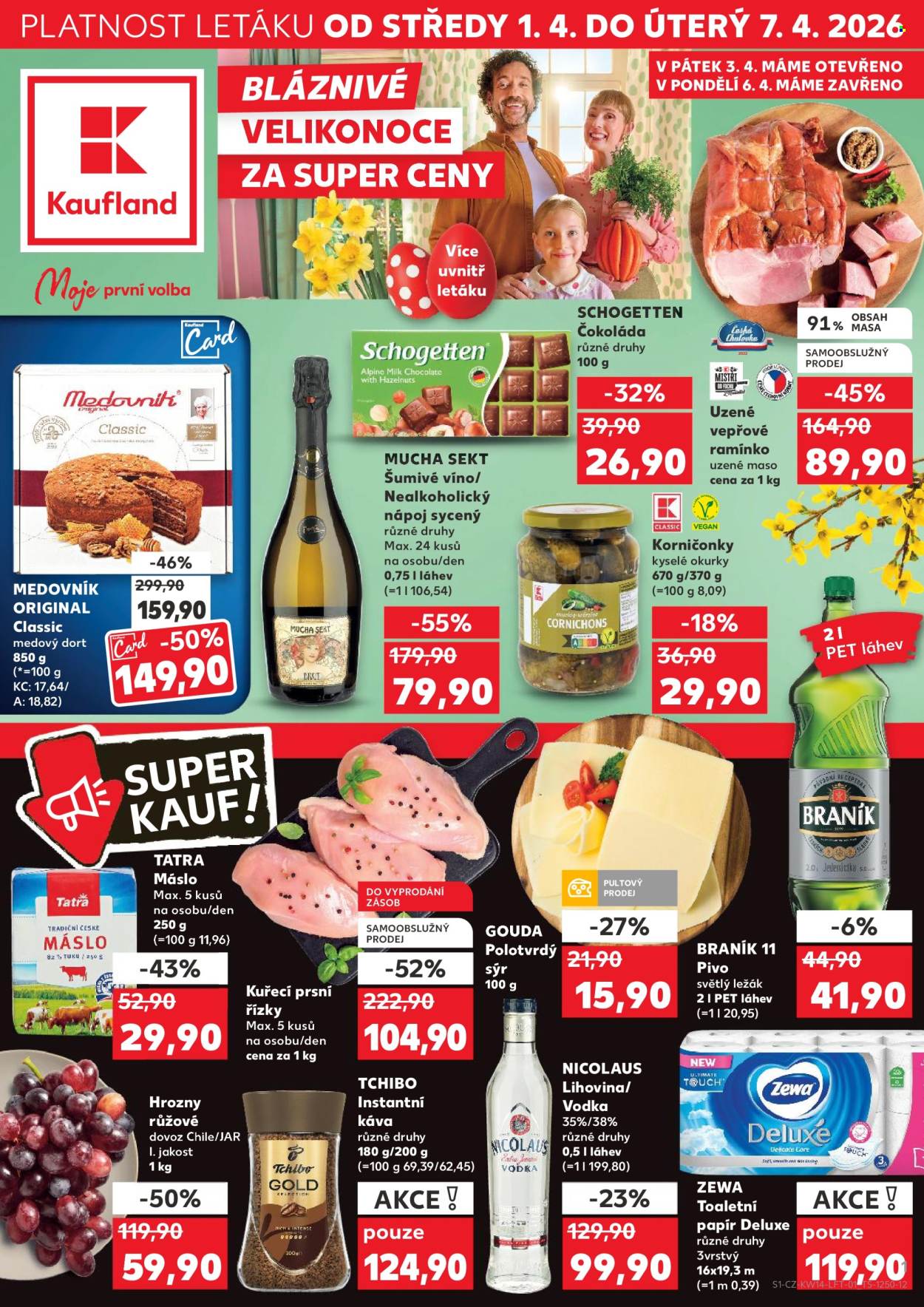 Leták Kaufland - 1.4.2026 - 7.4.2026. Strana 1