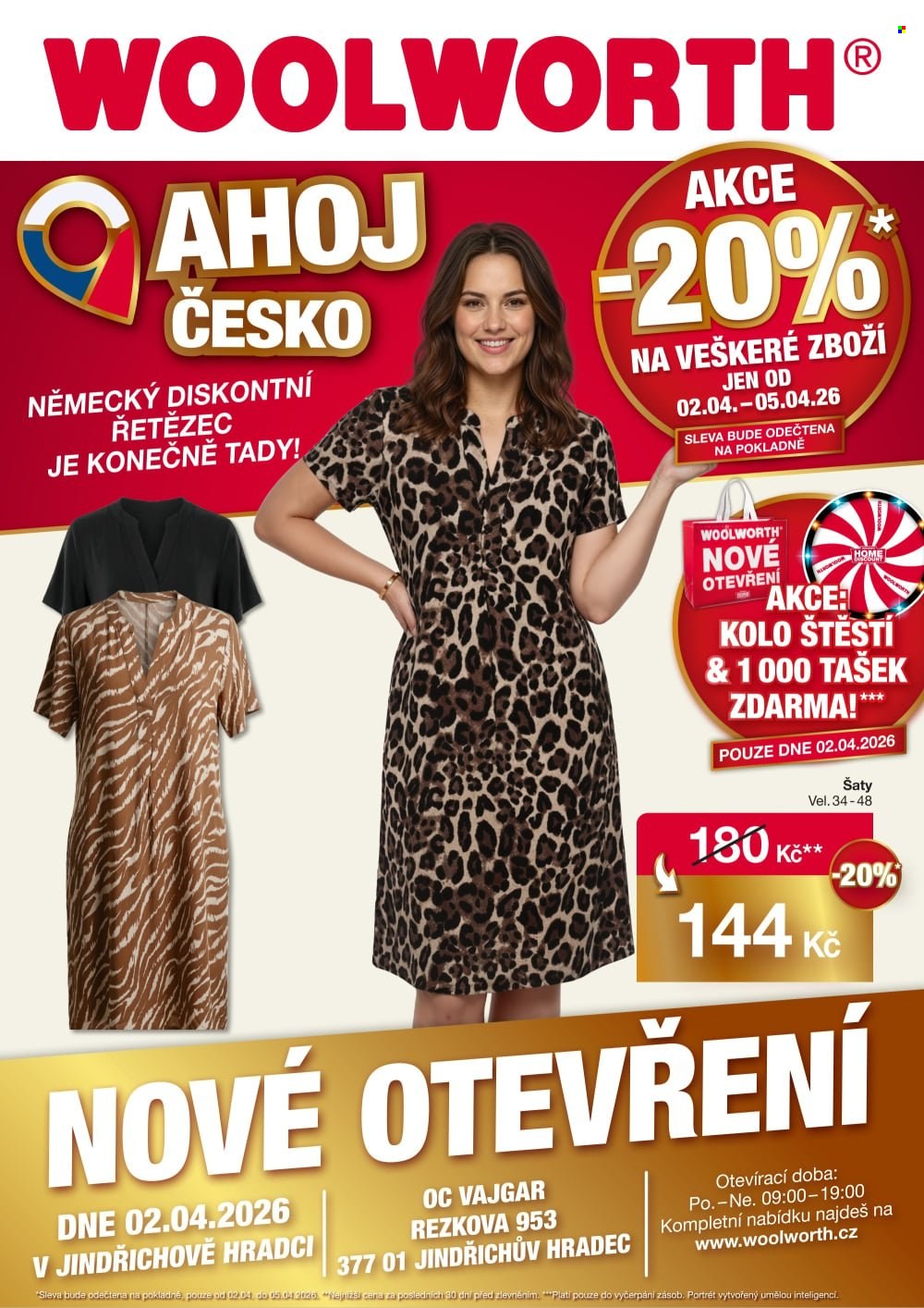 Leták Woolworth - 2.4.2026 - 5.4.2026. Strana 1