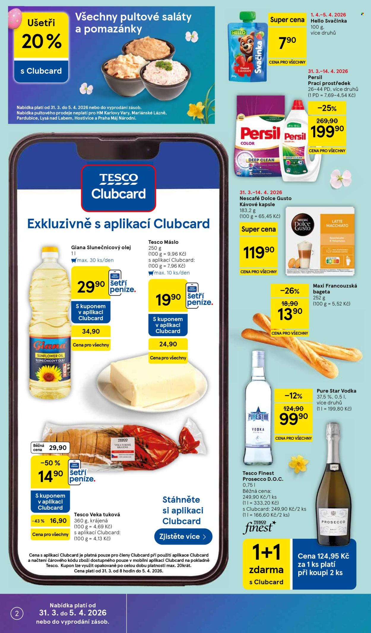 Leták TESCO - 31.3.2026 - 5.4.2026. Strana 2
