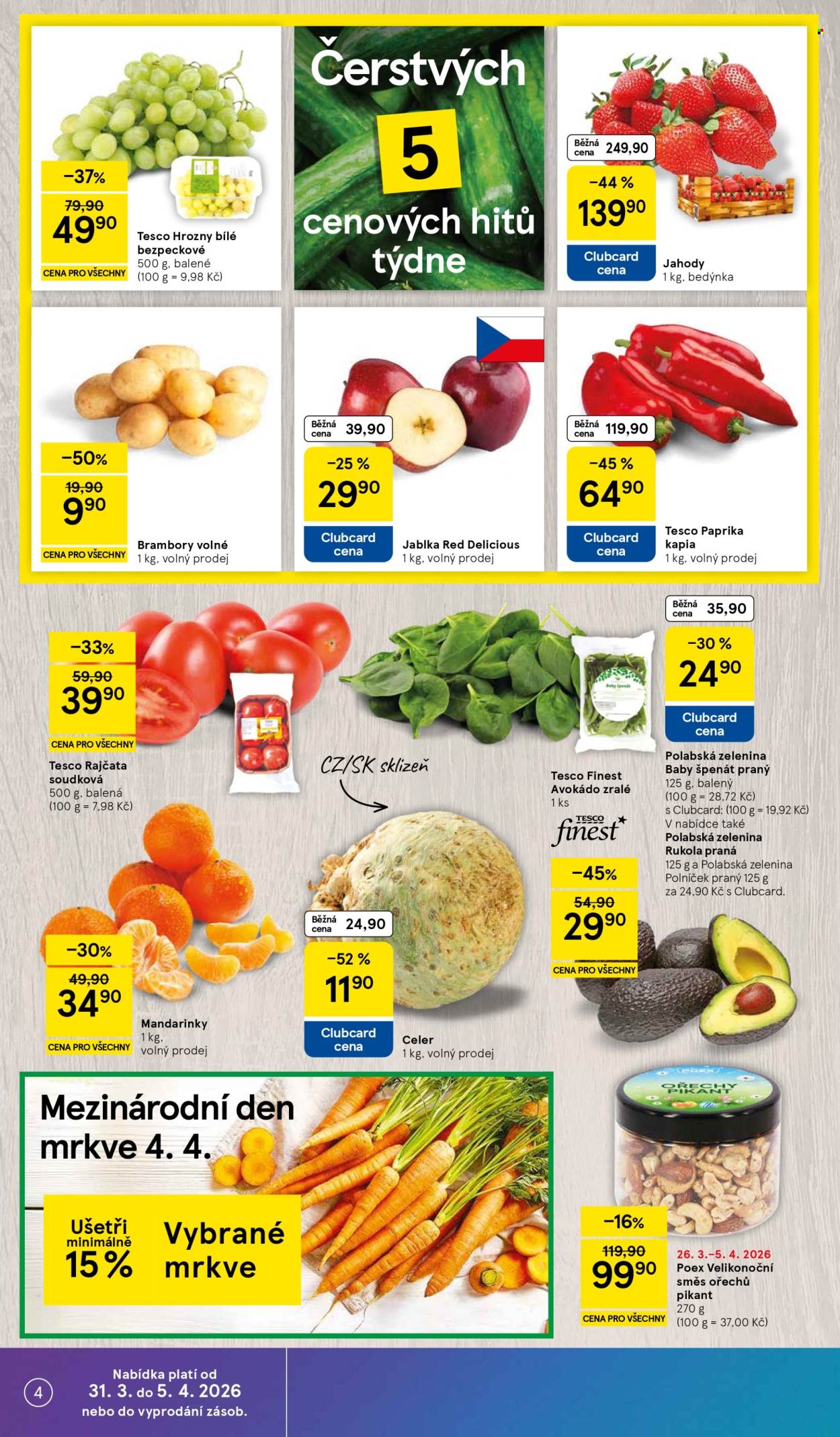 Leták TESCO - 31.3.2026 - 5.4.2026. Strana 4