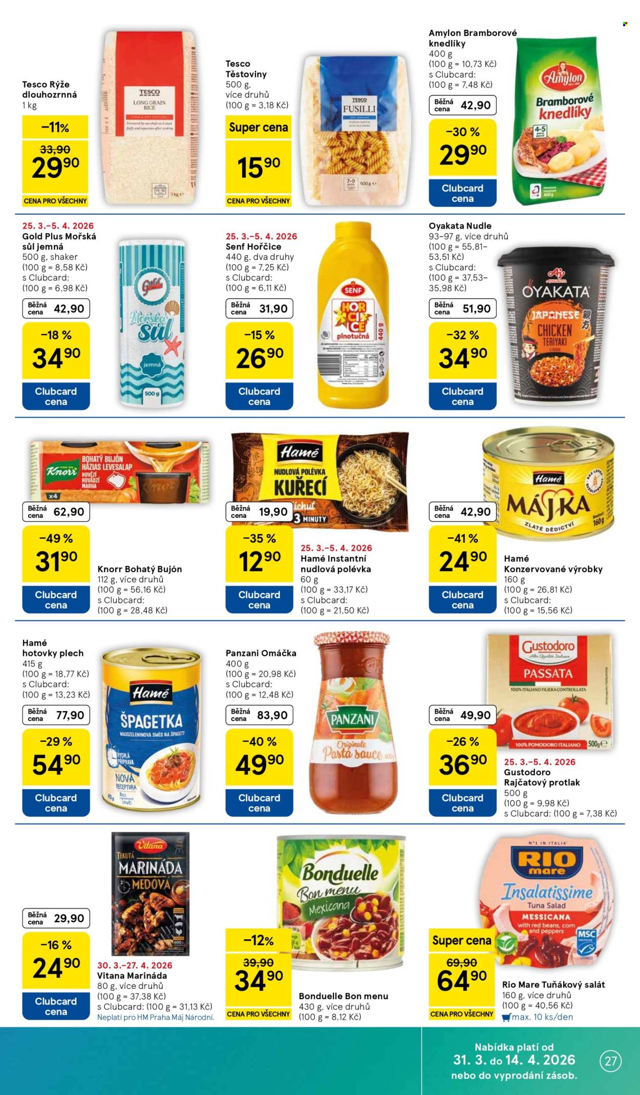 Leták TESCO - 31.3.2026 - 5.4.2026. Strana 27