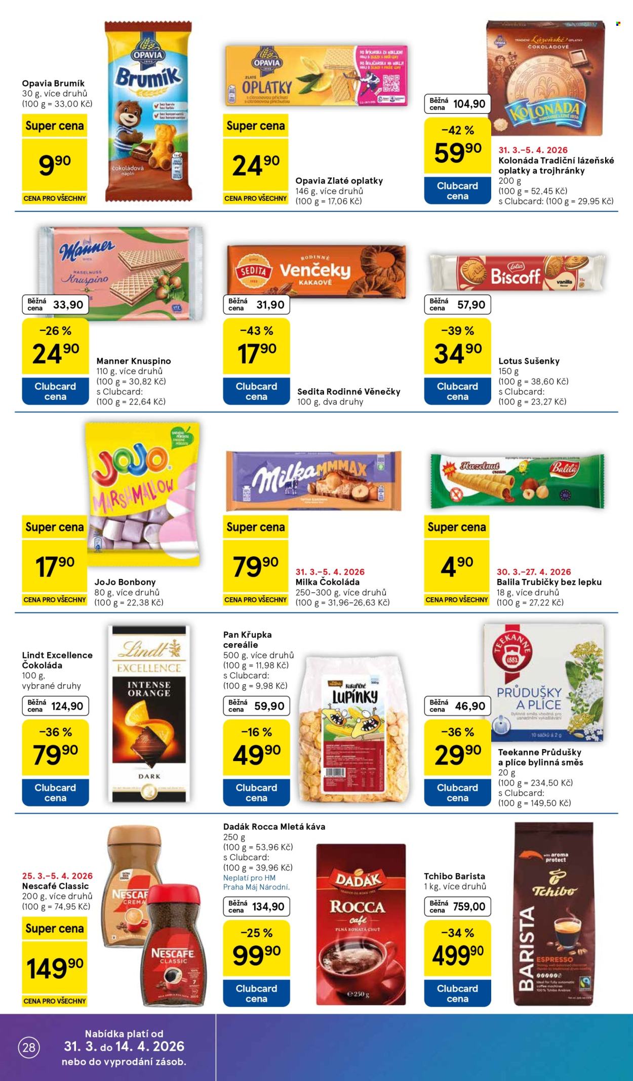 Leták TESCO - 31.3.2026 - 5.4.2026. Strana 28