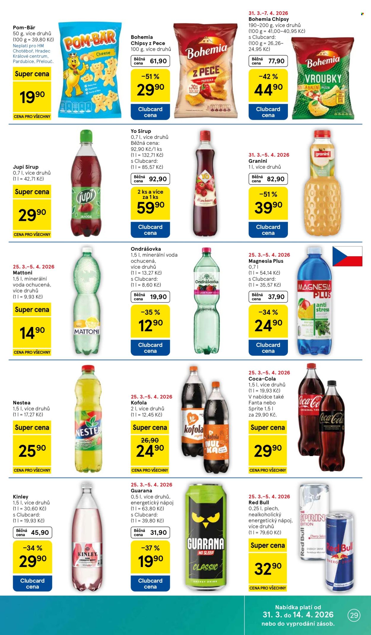 Leták TESCO - 31.3.2026 - 5.4.2026. Strana 29
