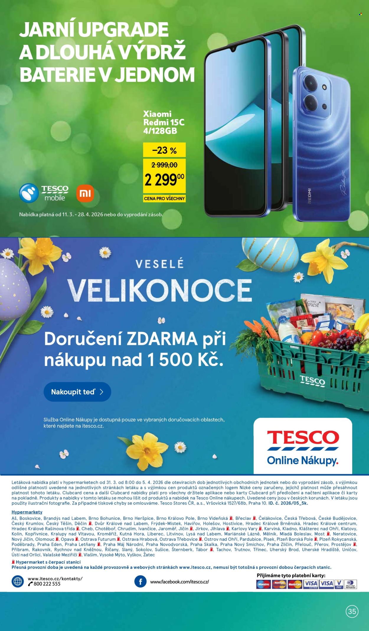 Leták TESCO - 31.3.2026 - 5.4.2026. Strana 35