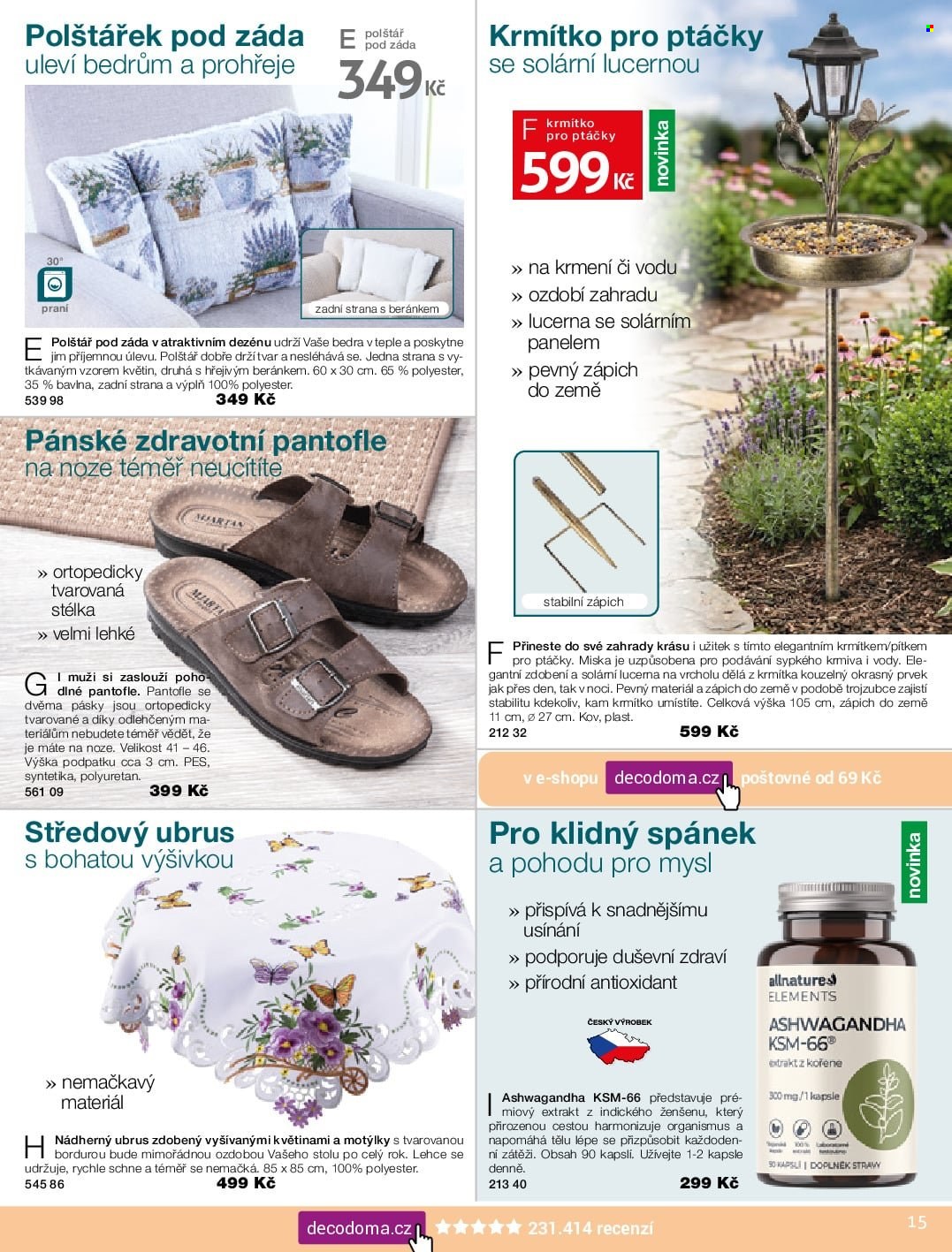 Leták decoDoma. Strana 15