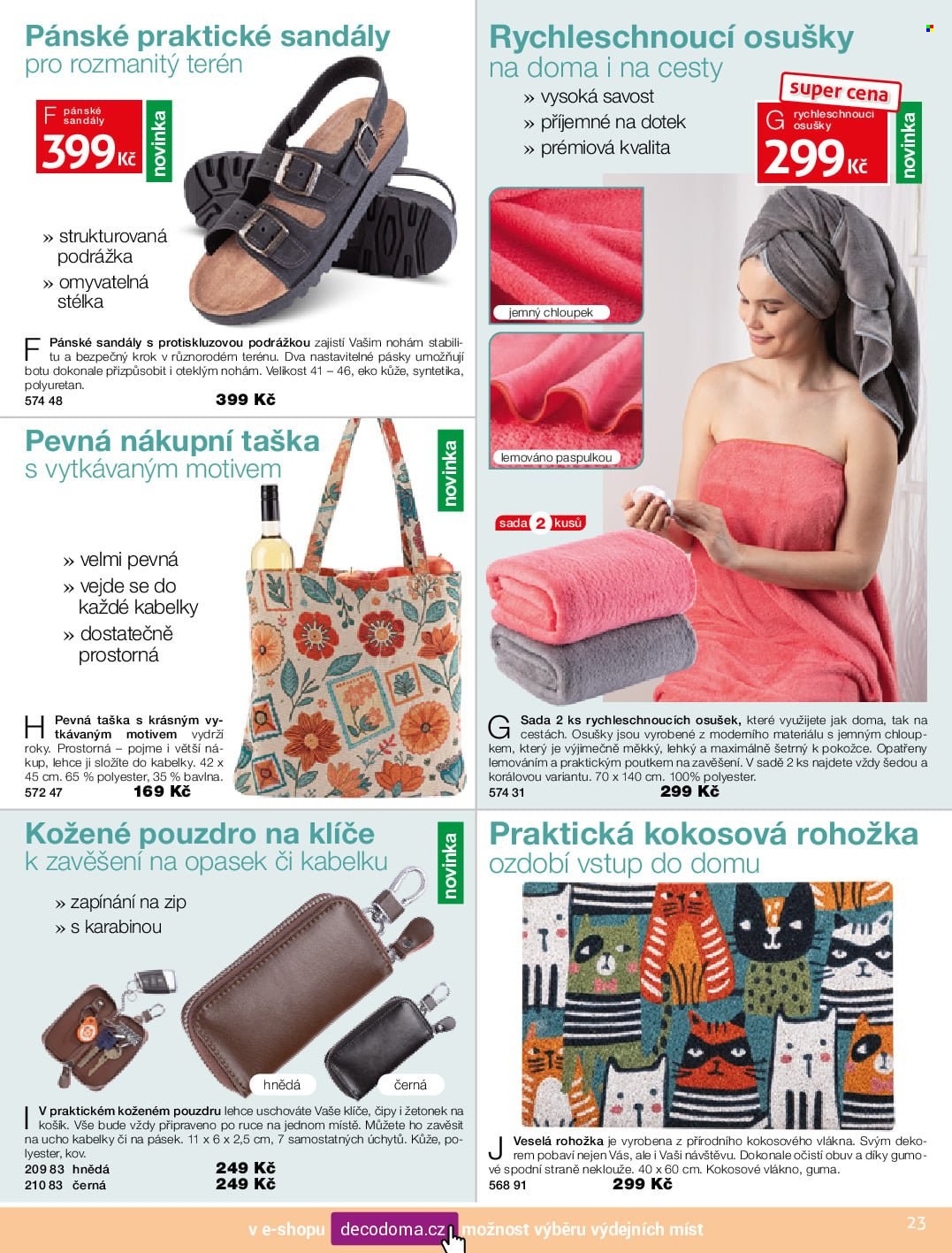 Leták decoDoma. Strana 23