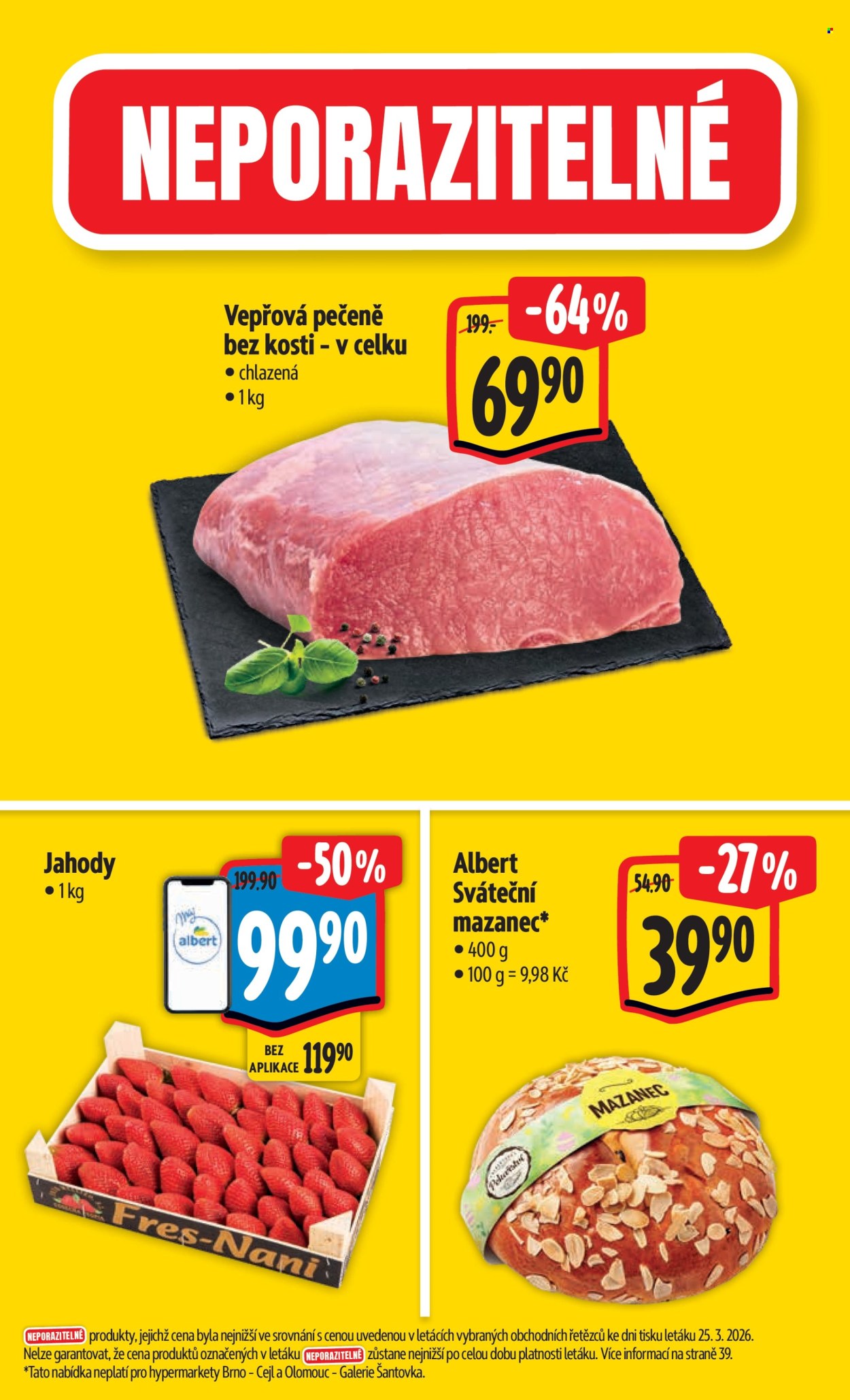 Leták Albert Hypermarket - 1.4.2026 - 5.4.2026. Strana 3