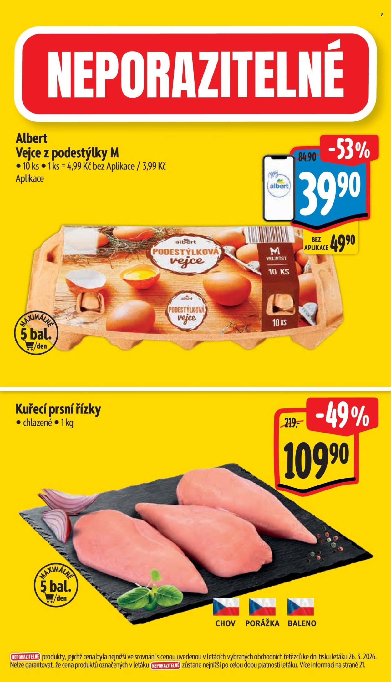 Leták Albert Supermarket - 1.4.2026 - 5.4.2026. Strana 2