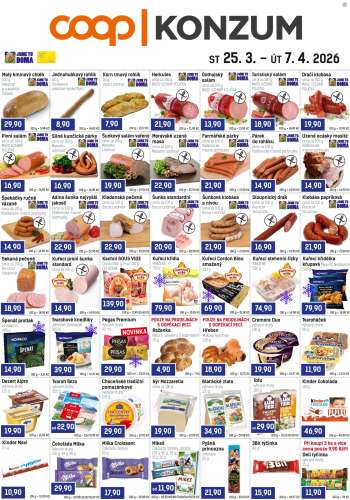 Leták Konzum - 25.3.2026 - 7.4.2026.