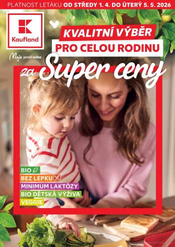 Leták Kaufland - 1.4.2026 - 5.5.2026.