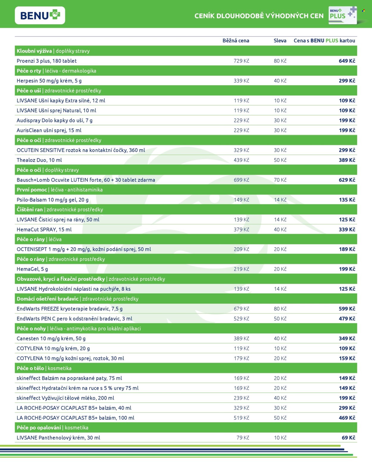Leták BENU Lékárna - 1.4.2026 - 30.4.2026. Strana 4