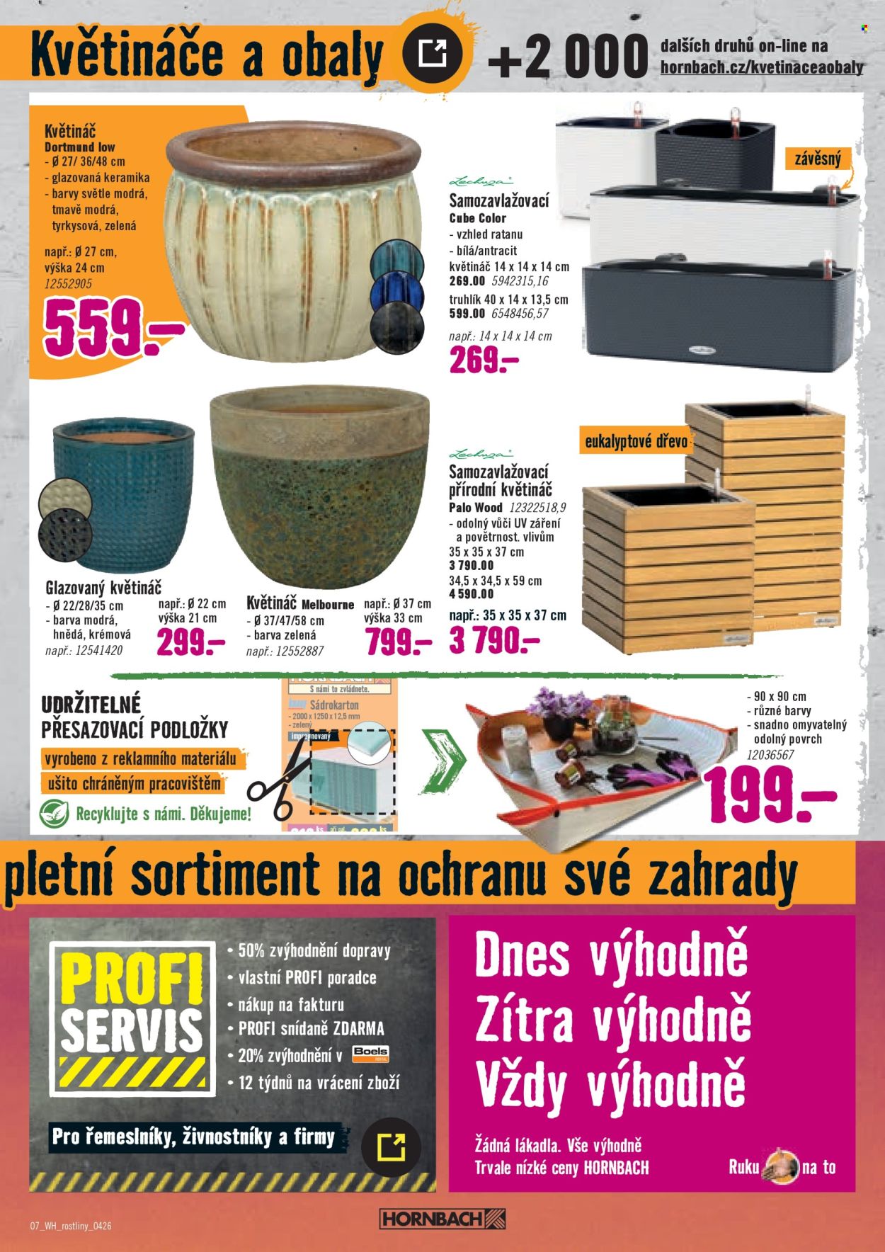 Leták HORNBACH - 1.4.2026 - 14.4.2026. Strana 7