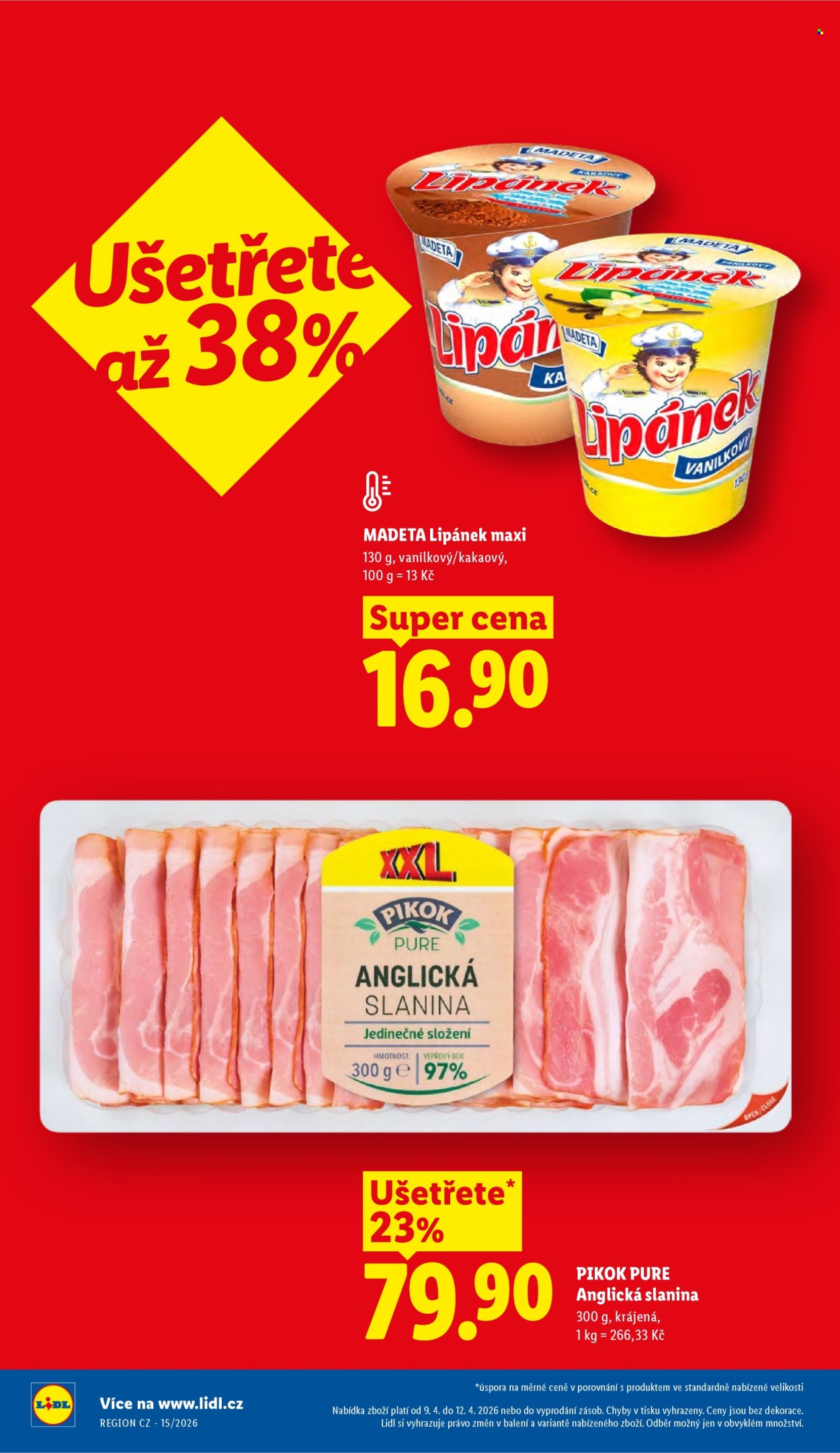 Leták Lidl - 9.4.2026 - 12.4.2026. Strana 4