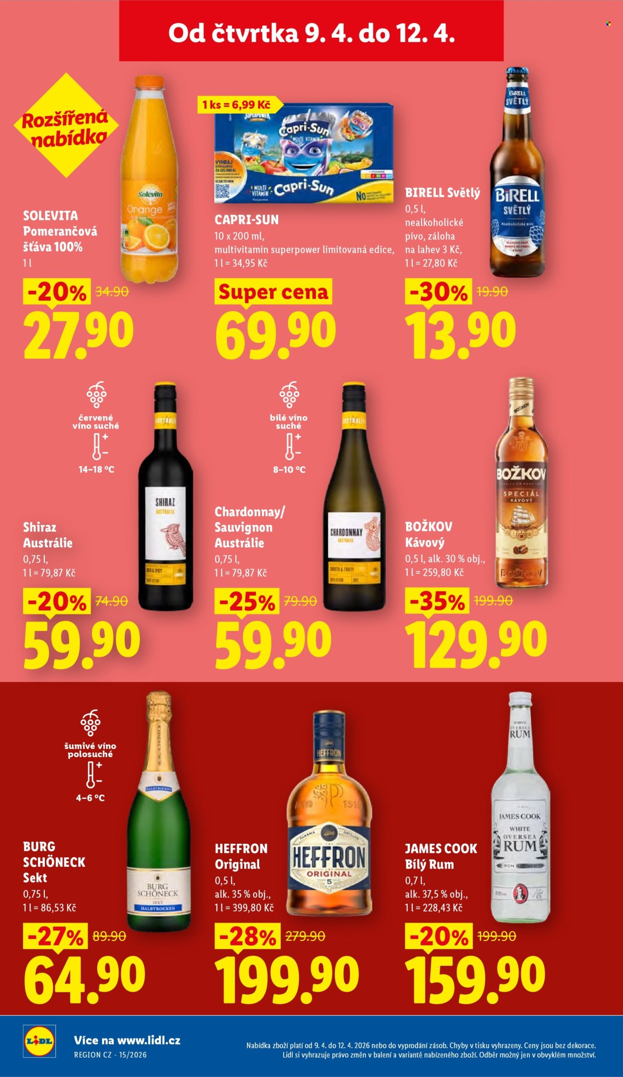 Leták Lidl - 9.4.2026 - 12.4.2026. Strana 22