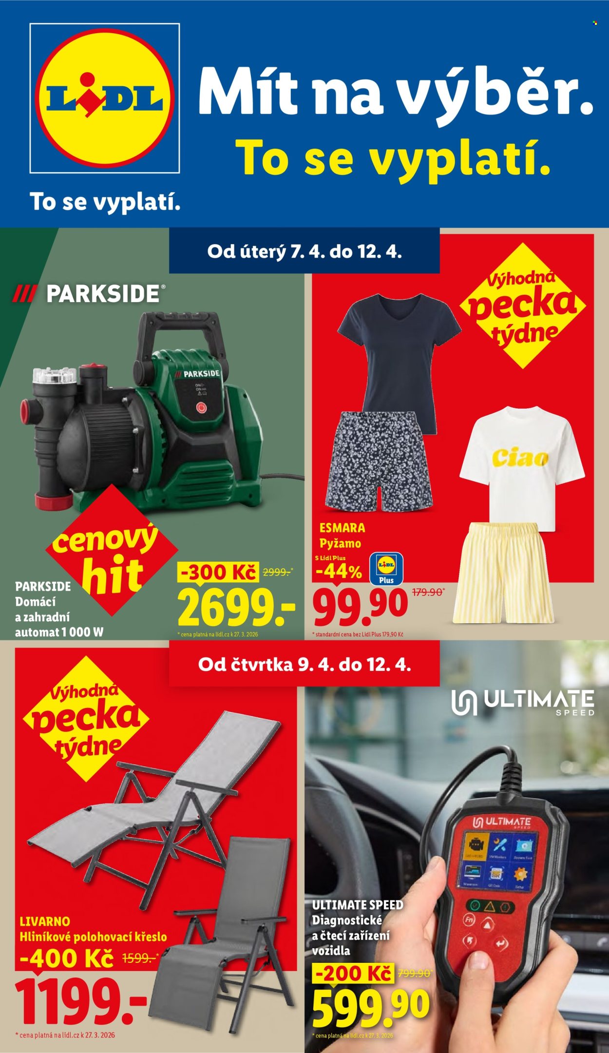Leták Lidl - 7.4.2026 - 12.4.2026. Strana 1