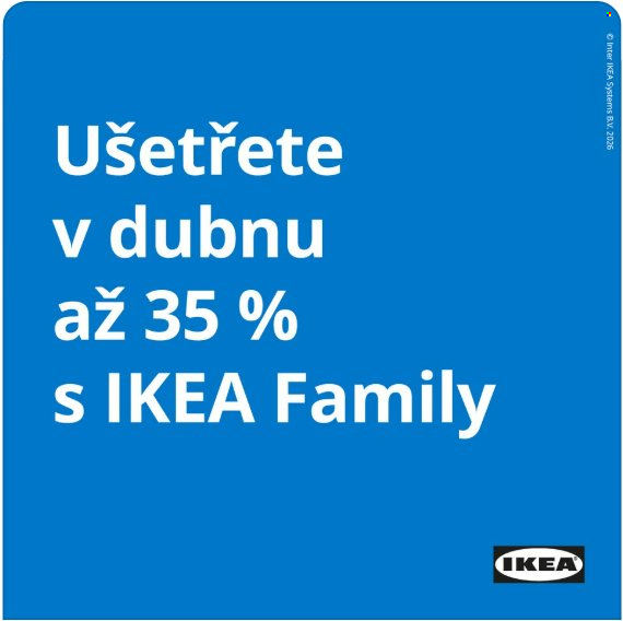 Leták IKEA - 1.4.2026 - 30.4.2026. Strana 1