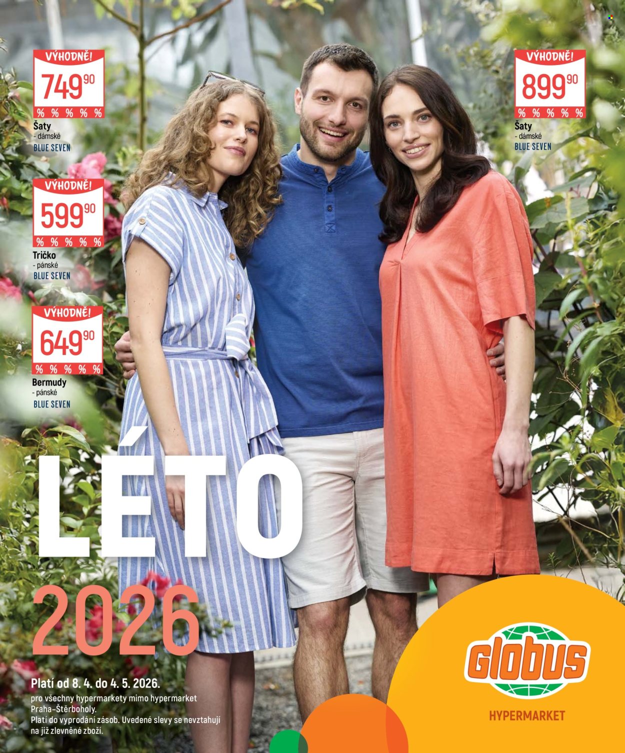 Leták Globus - 8.4.2026 - 4.5.2026. Strana 1