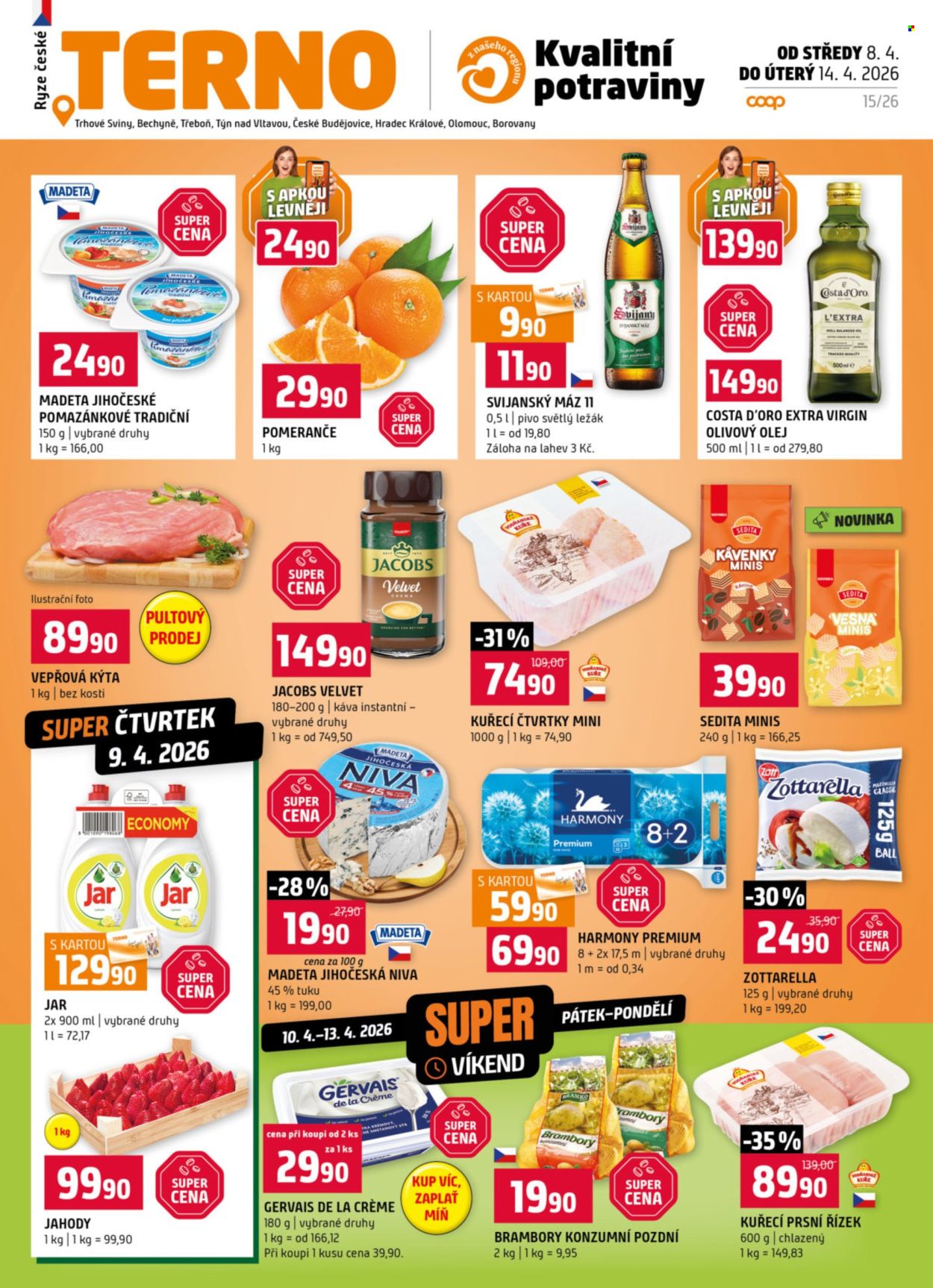 Leták coop TERNO - 8.4.2026 - 14.4.2026. Strana 1