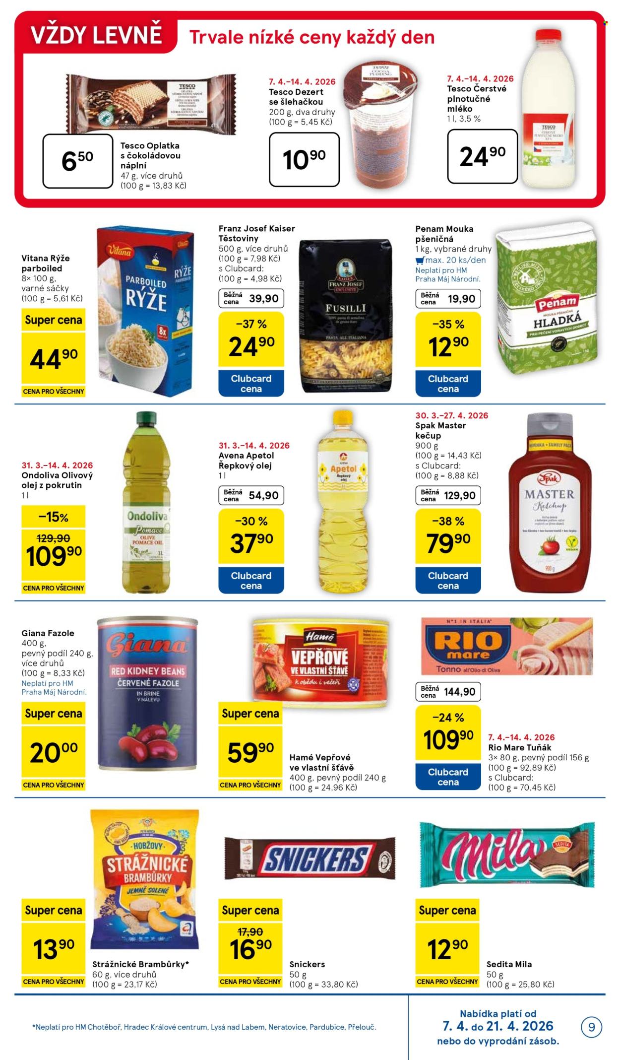 Leták TESCO - 7.4.2026 - 14.4.2026. Strana 9