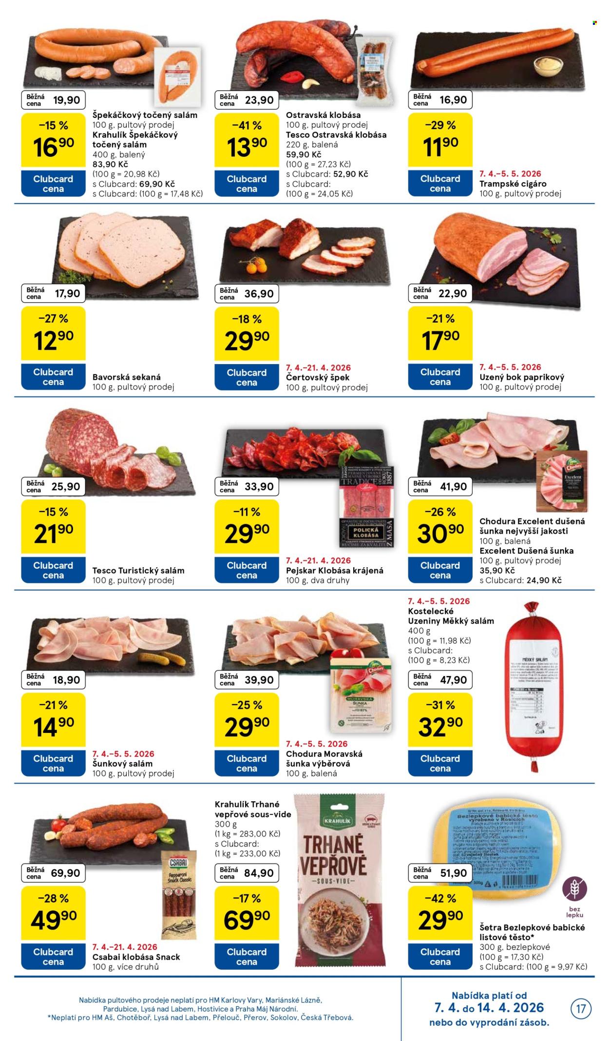 Leták TESCO - 7.4.2026 - 14.4.2026. Strana 17