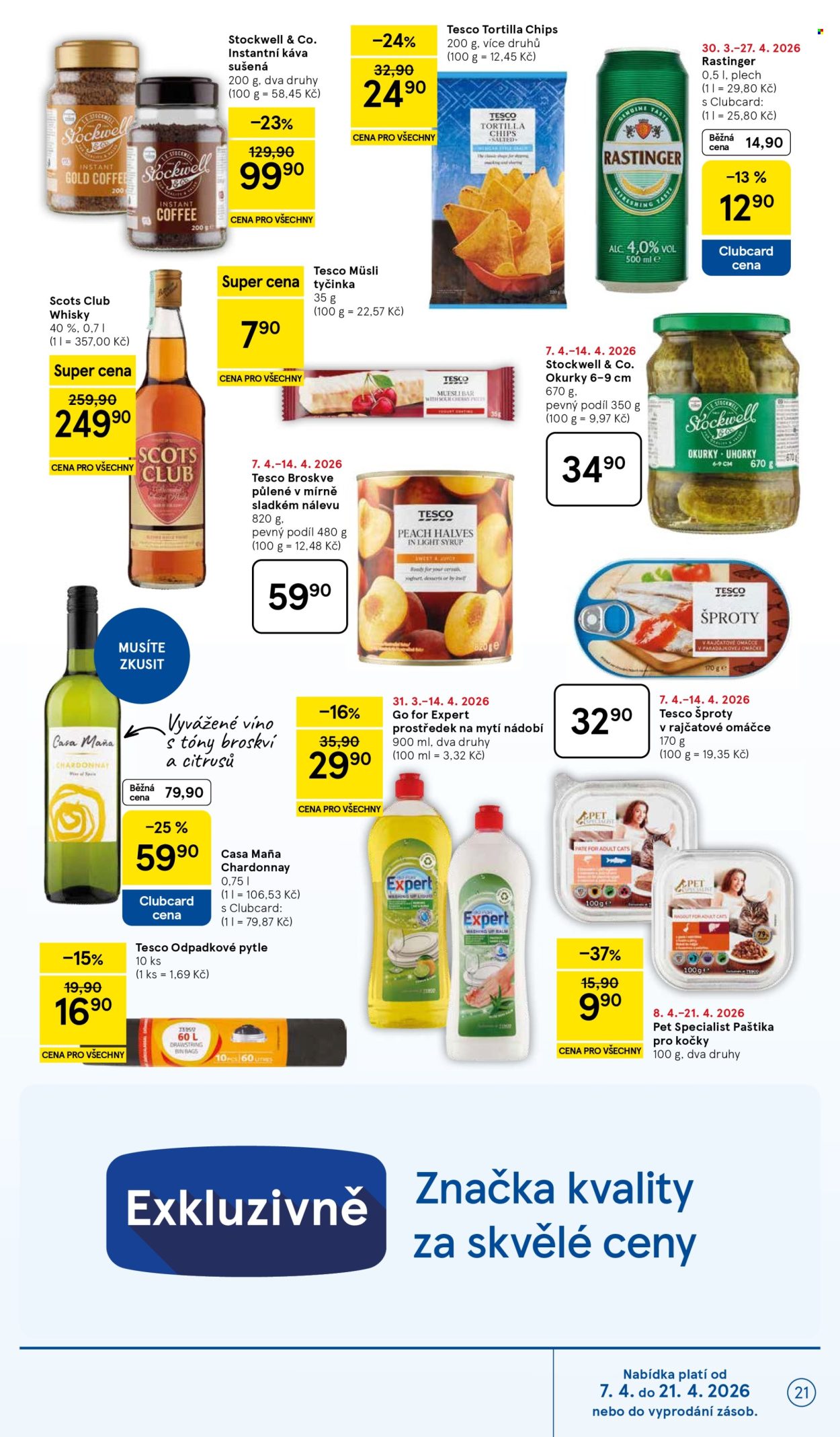 Leták TESCO - 7.4.2026 - 14.4.2026. Strana 21