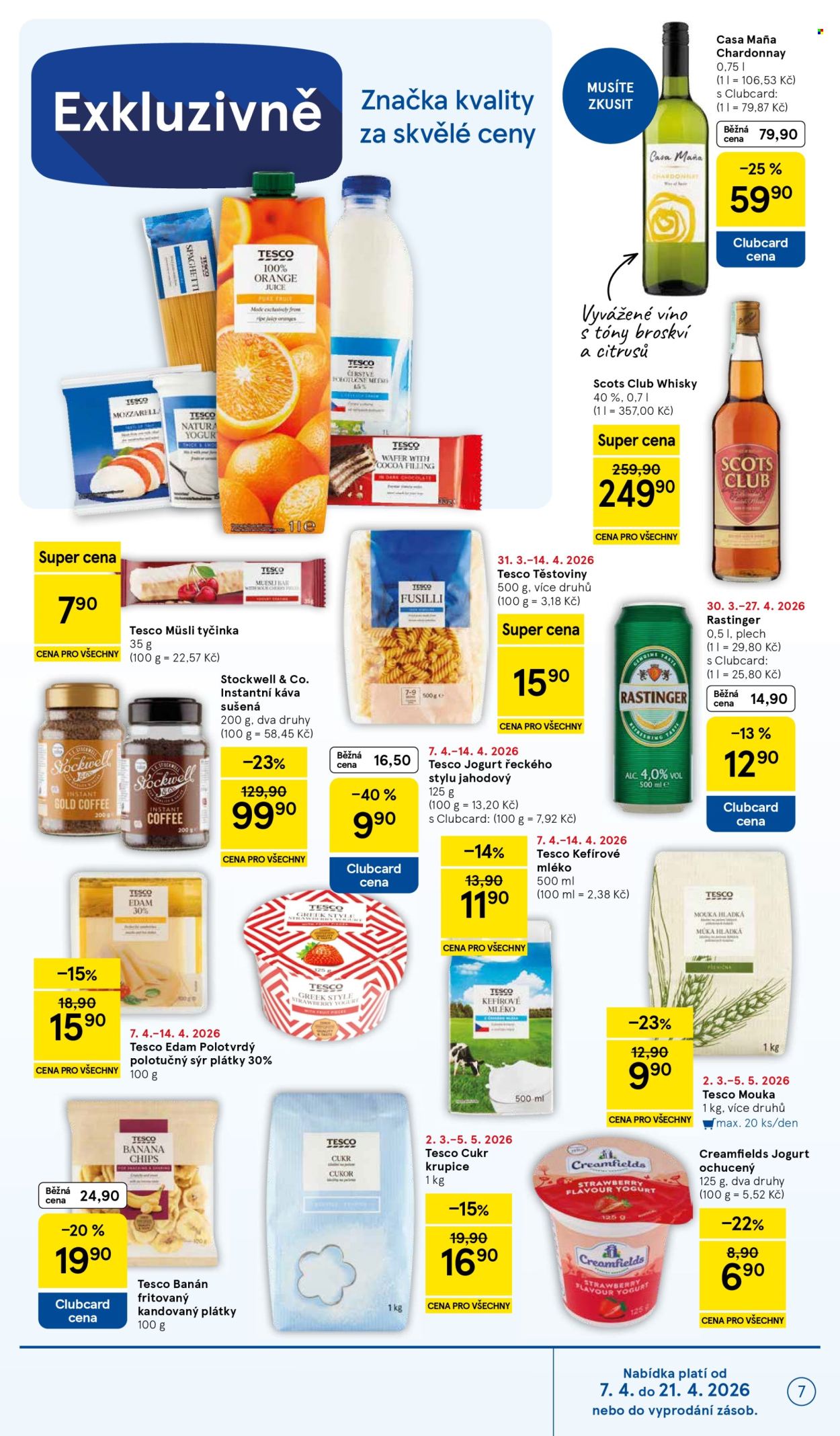 Leták TESCO supermarket - 7.4.2026 - 14.4.2026. Strana 7