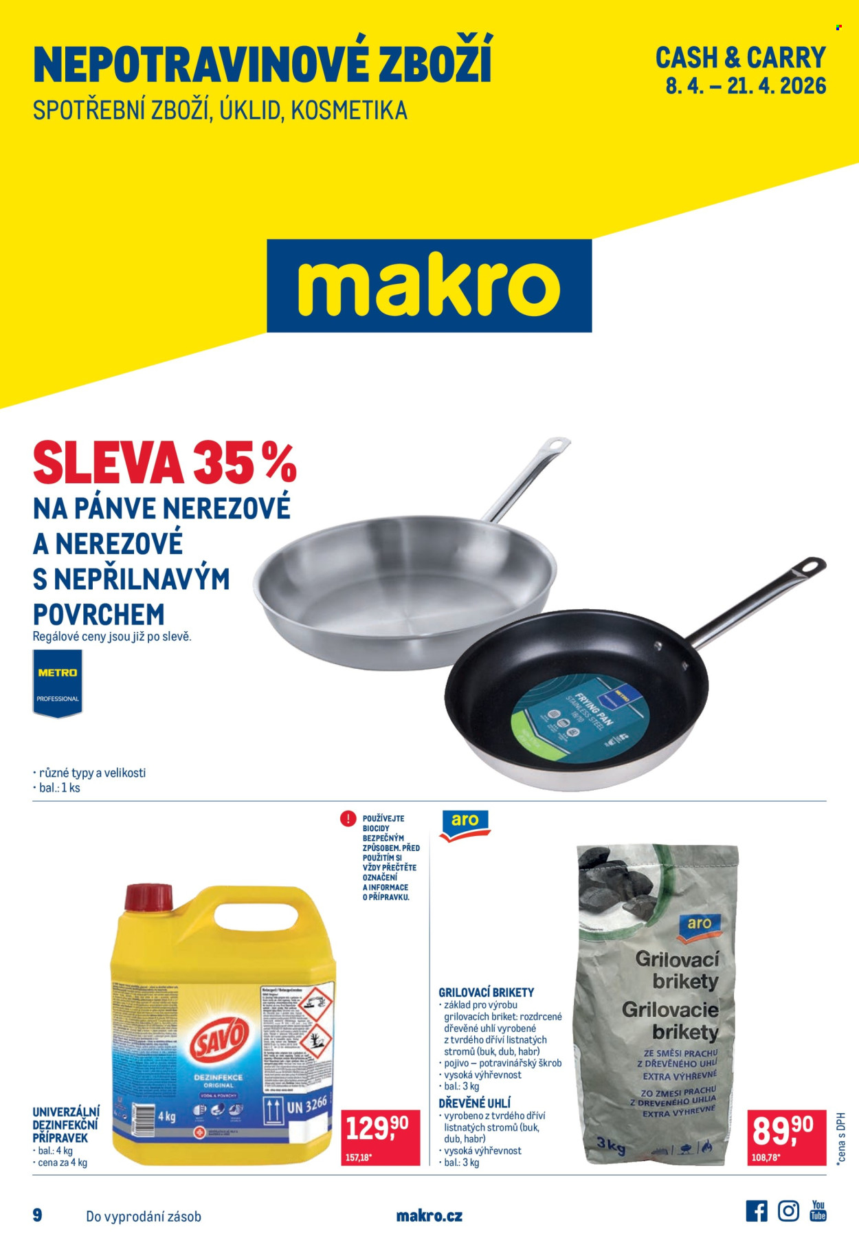 Leták MAKRO - 8.4.2026 - 21.4.2026. Strana 1