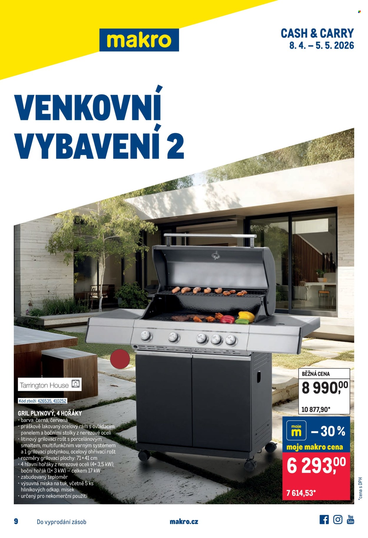 Leták MAKRO - 8.4.2026 - 5.5.2026. Strana 1