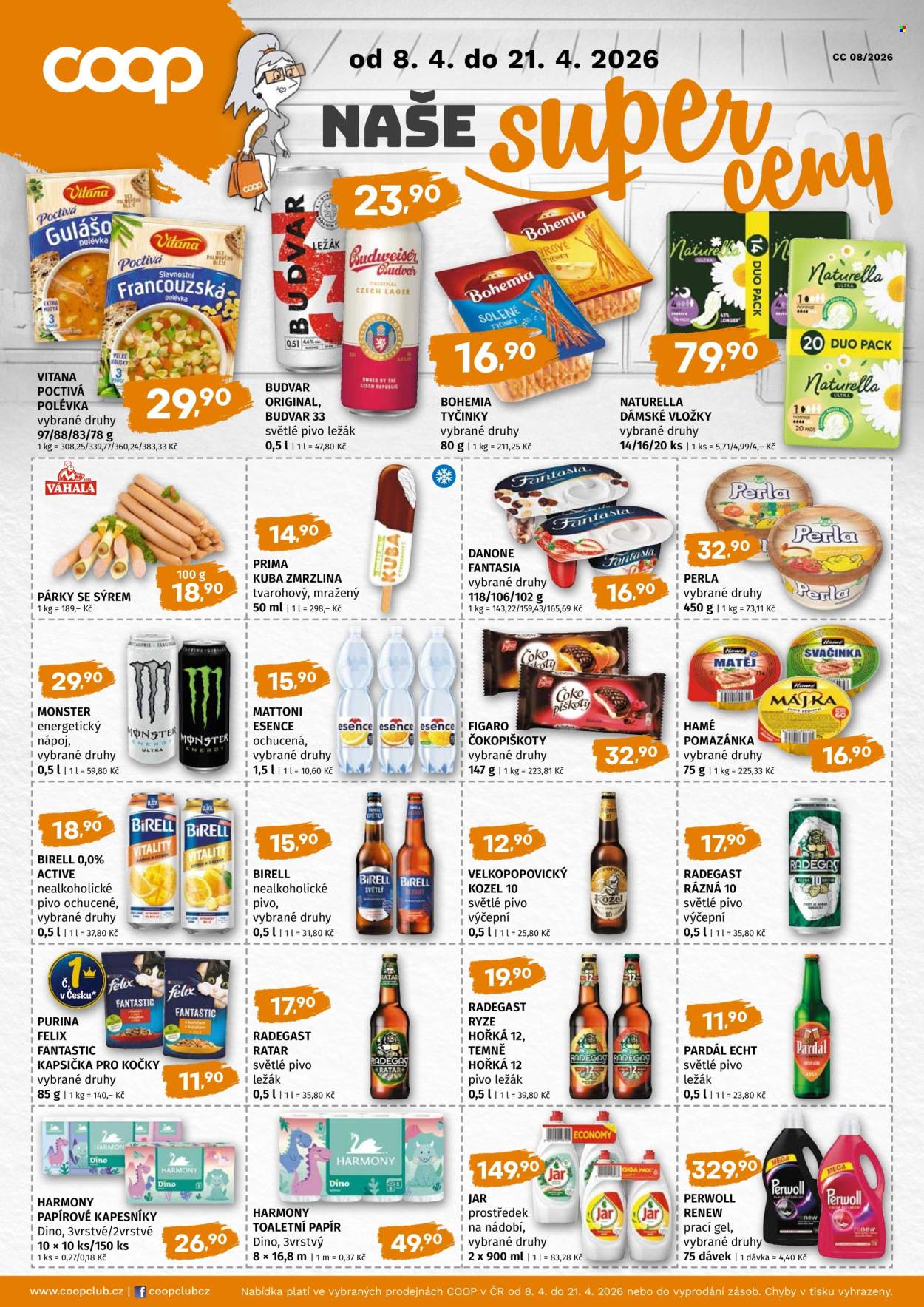 Leták coop TUTY - 8.4.2026 - 21.4.2026. Strana 1