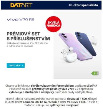 Leták DATART - 8.4.2026 - 13.4.2026.
