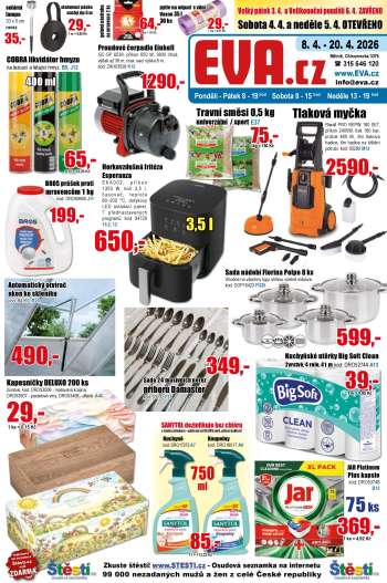 Leták EVA supermarket - 8.4.2026 - 20.4.2026.