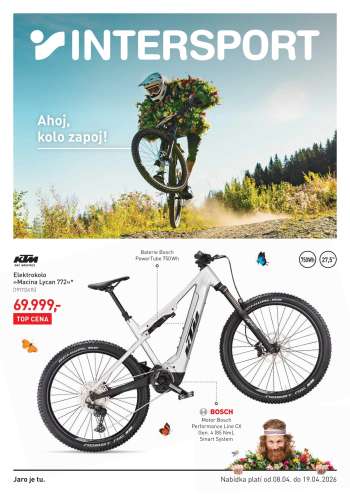 Leták INTERSPORT - 8.4.2026 - 19.4.2026.