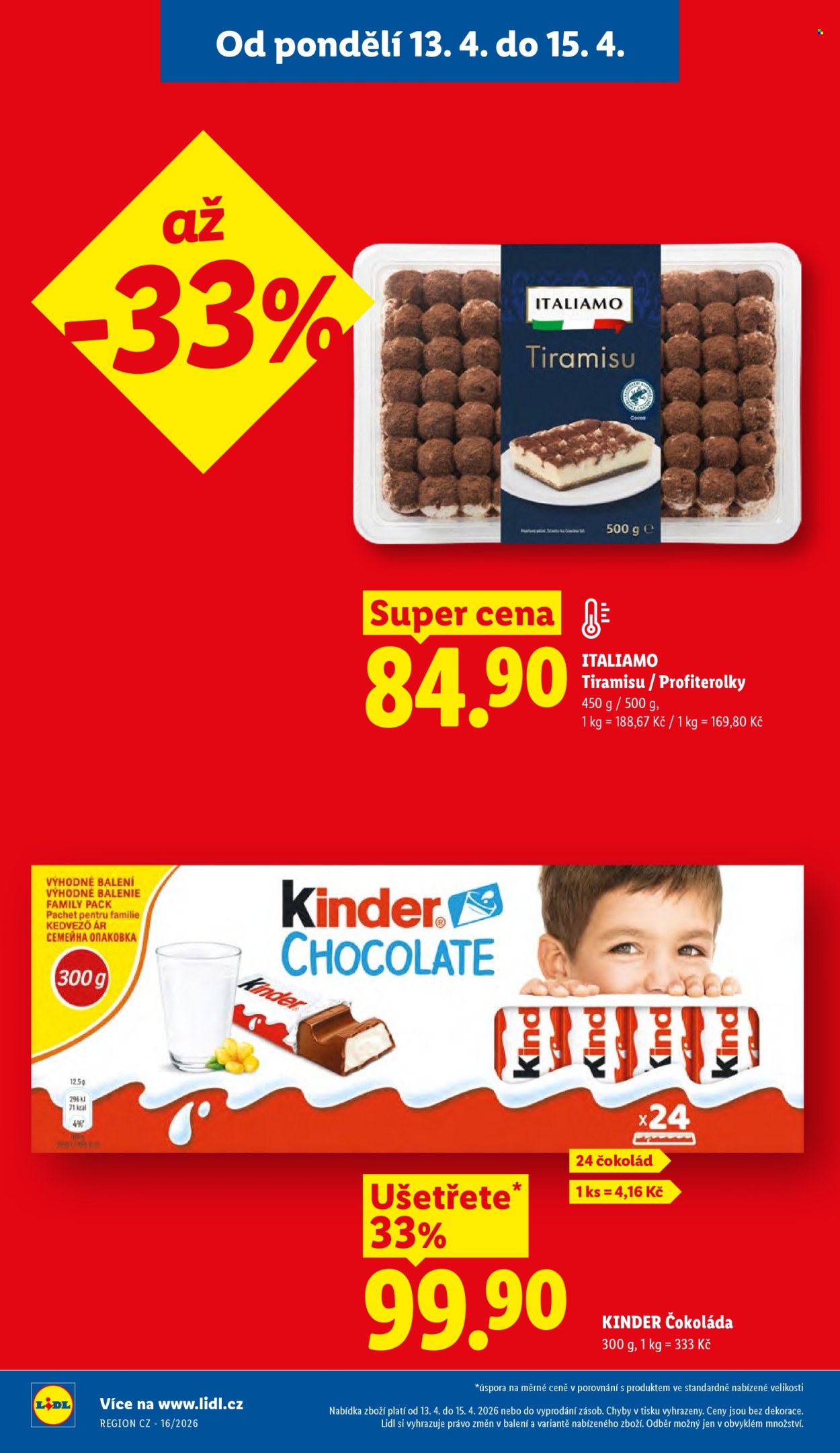 Leták Lidl - 13.4.2026 - 15.4.2026. Strana 4