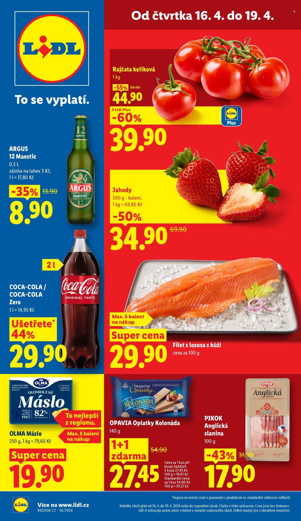 Leták Lidl - 16.4.2026 - 19.4.2026. Strana 1