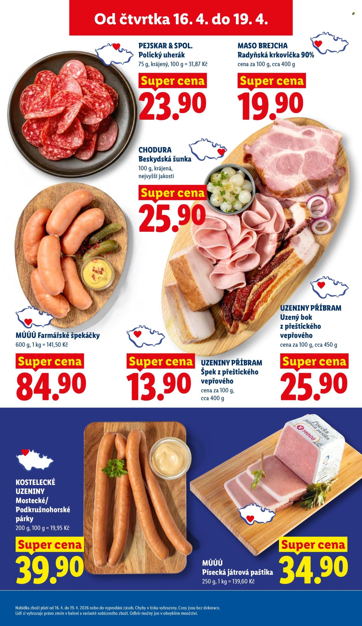 Leták Lidl - 16.4.2026 - 19.4.2026. Strana 13