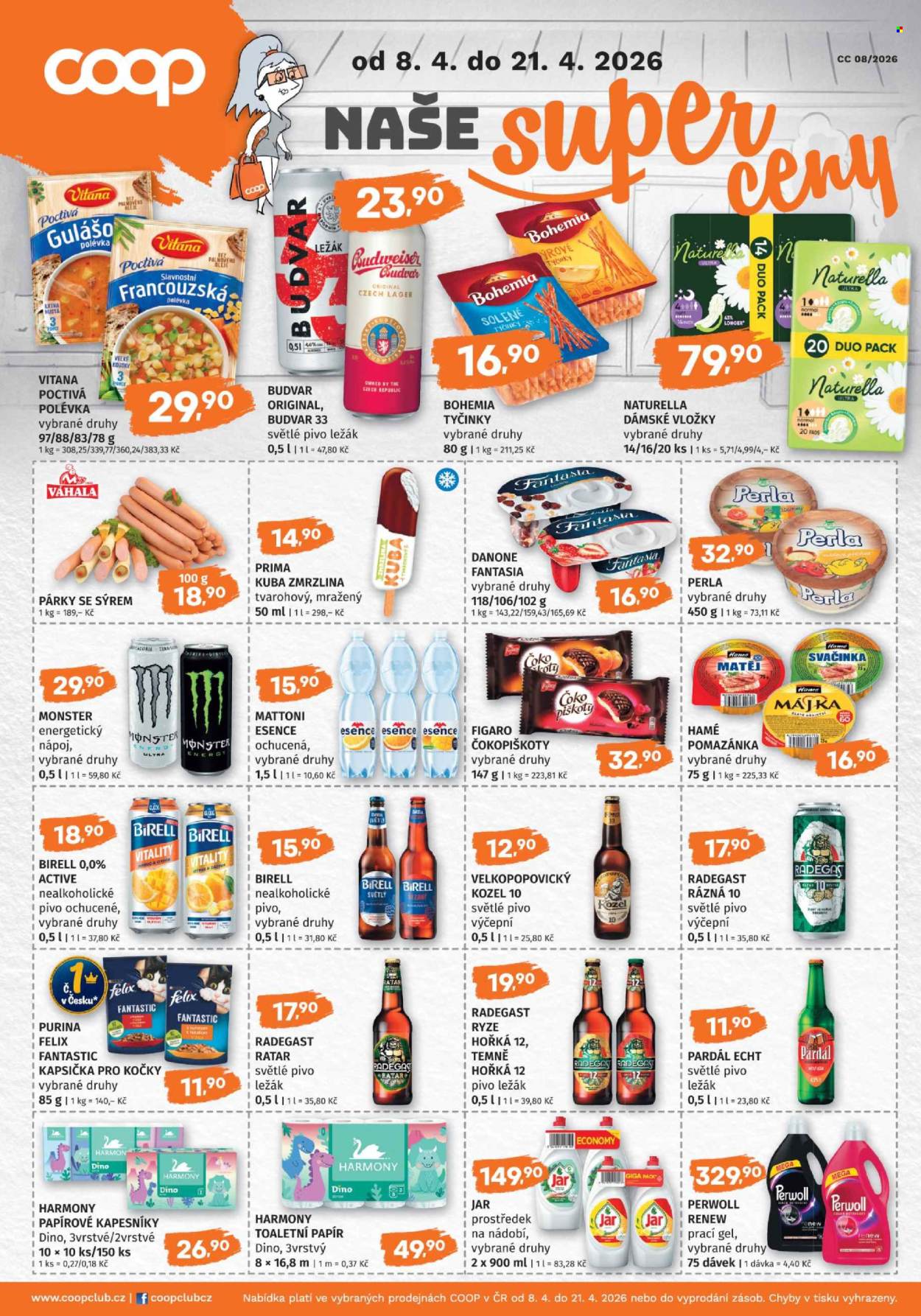 Leták Konzum - 8.4.2026 - 21.4.2026. Strana 4