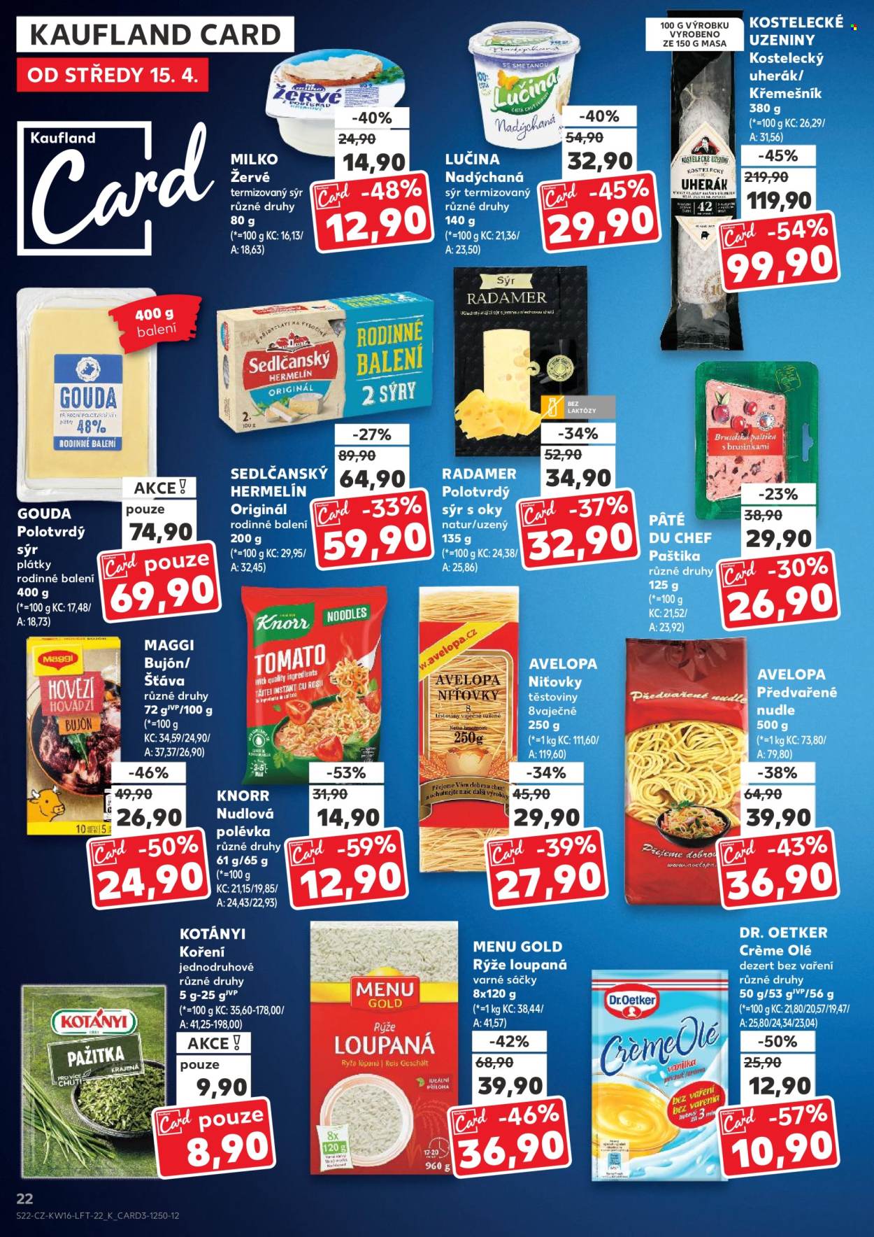 Leták Kaufland - 15.4.2026 - 21.4.2026. Strana 22
