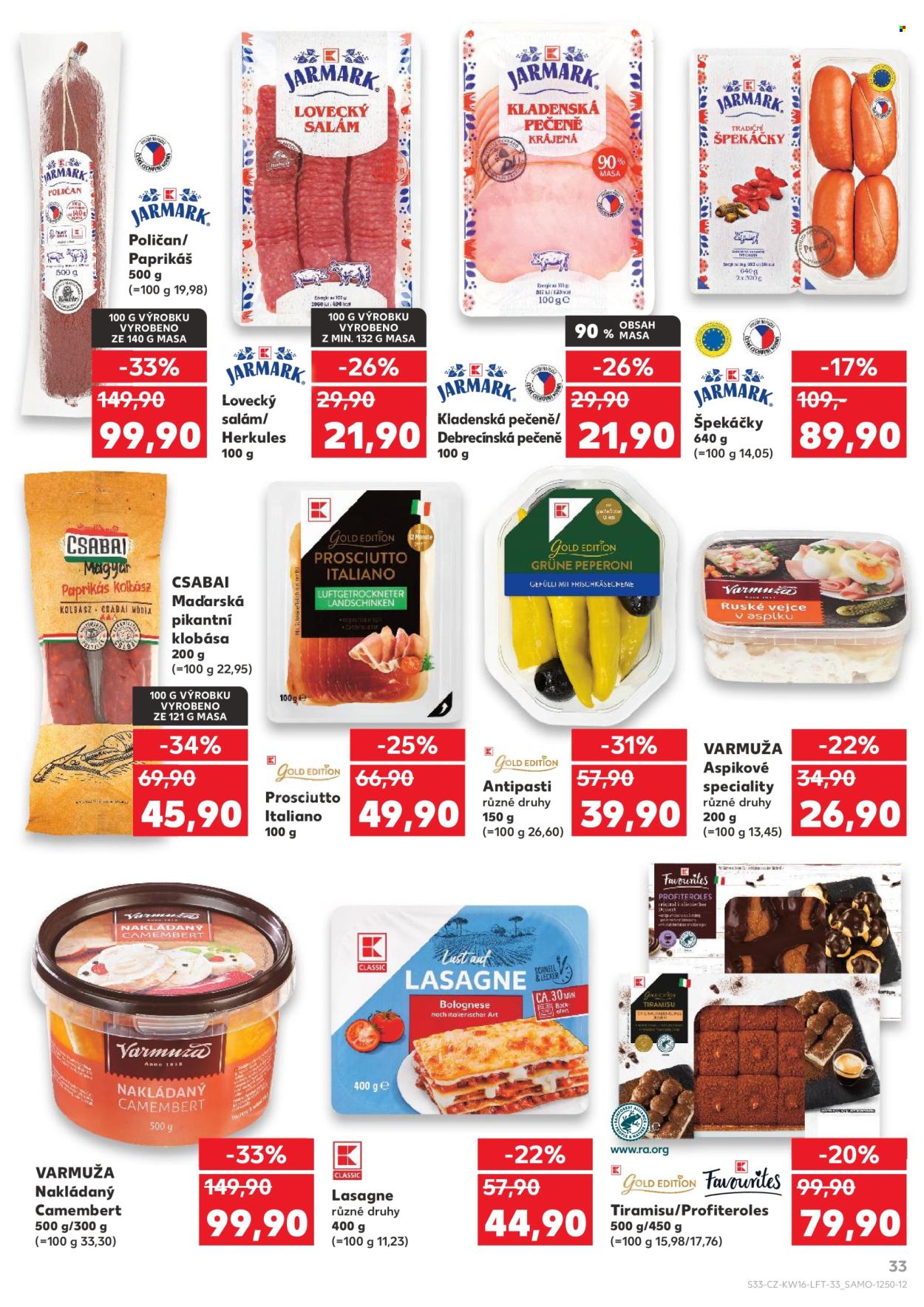 Leták Kaufland - 15.4.2026 - 21.4.2026. Strana 33