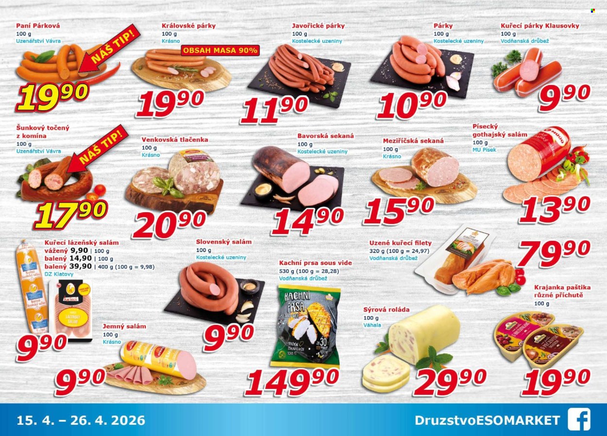 Leták ESO MARKET - 15.4.2026 - 26.4.2026. Strana 3