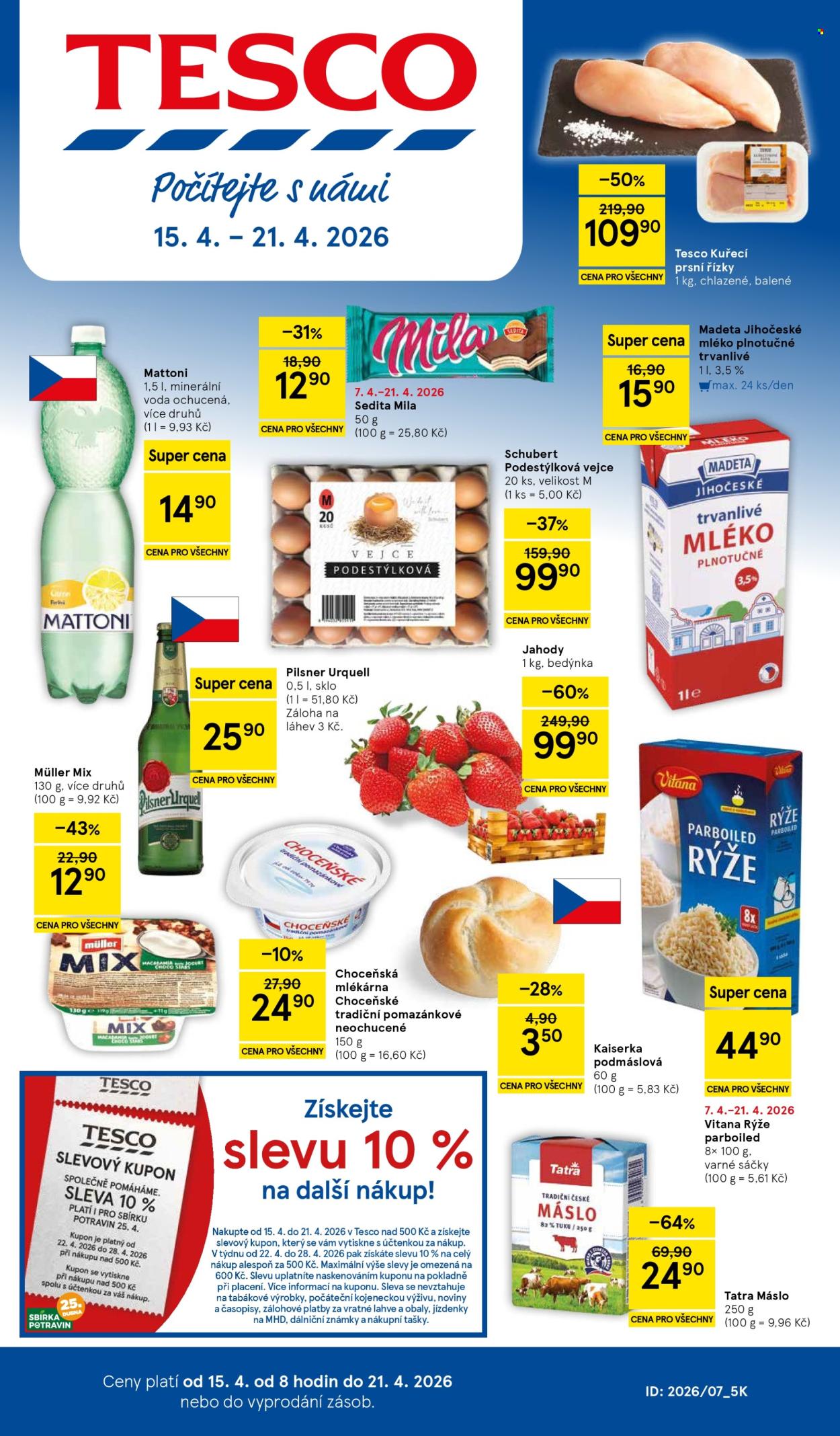 Leták TESCO - 15.4.2026 - 21.4.2026. Strana 1