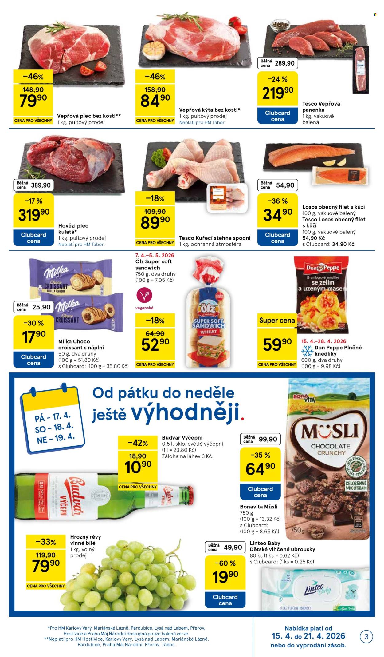 Leták TESCO - 15.4.2026 - 21.4.2026. Strana 3