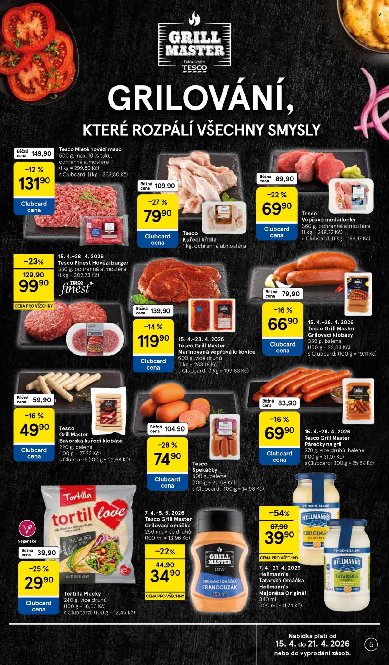Leták TESCO - 15.4.2026 - 21.4.2026. Strana 5