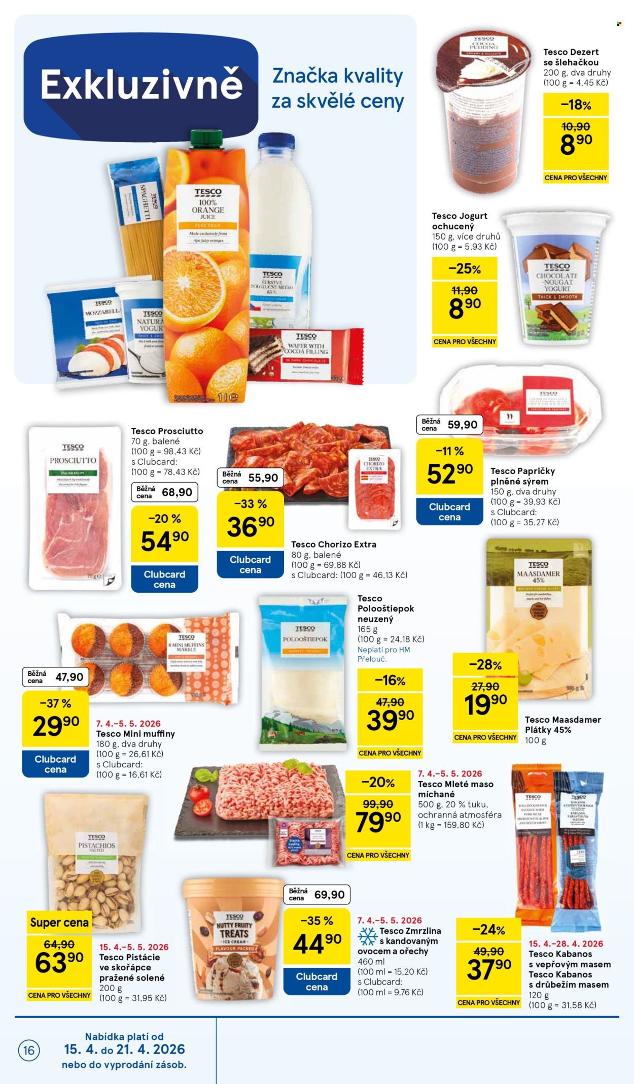Leták TESCO - 15.4.2026 - 21.4.2026. Strana 16