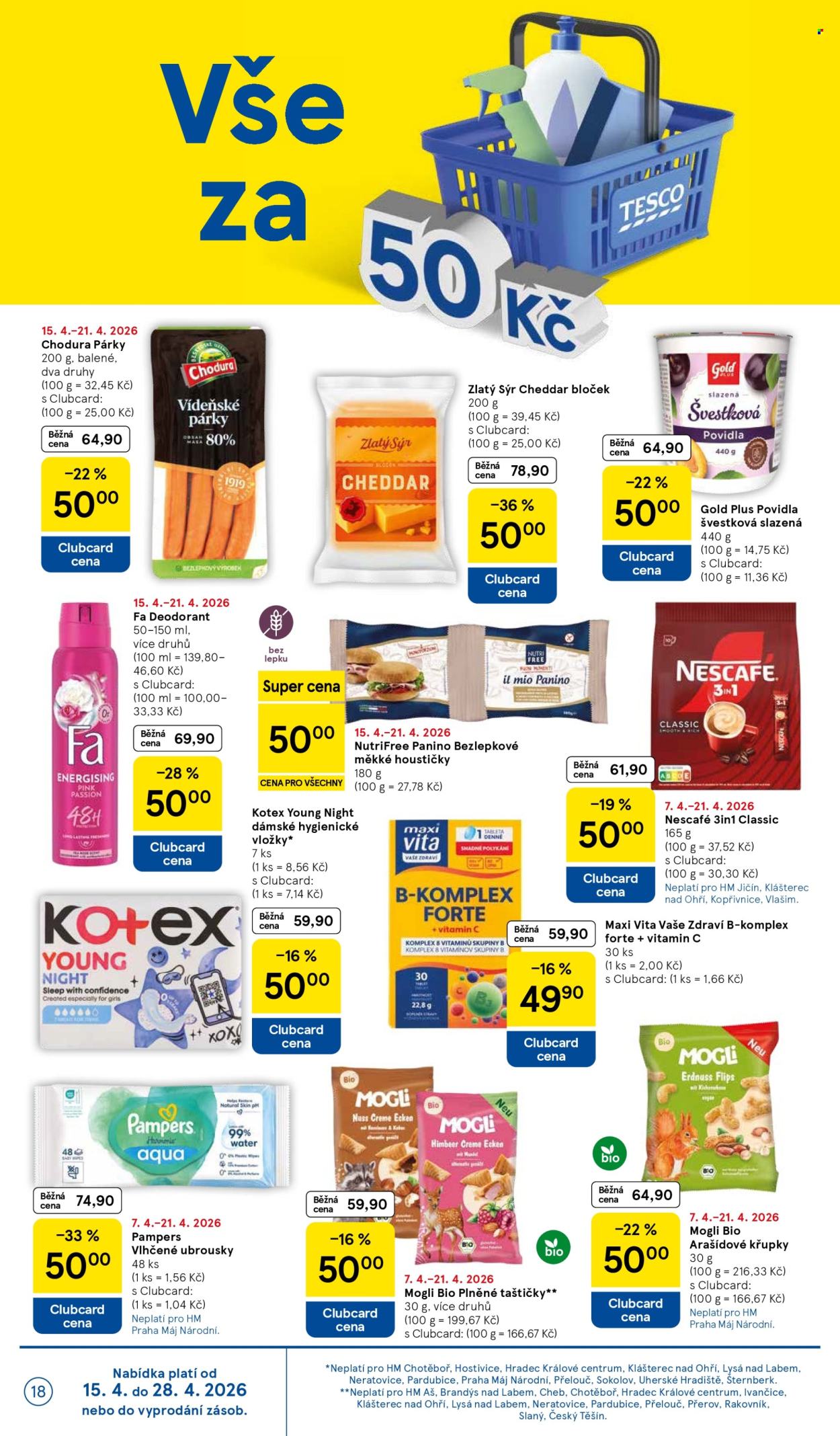 Leták TESCO - 15.4.2026 - 21.4.2026. Strana 18