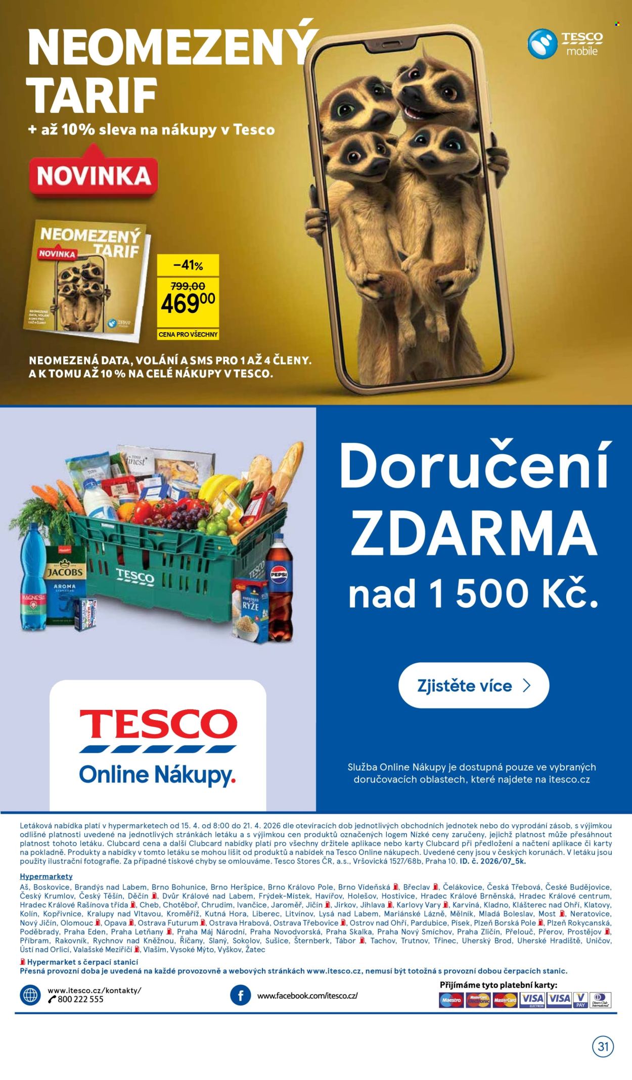 Leták TESCO - 15.4.2026 - 21.4.2026. Strana 31