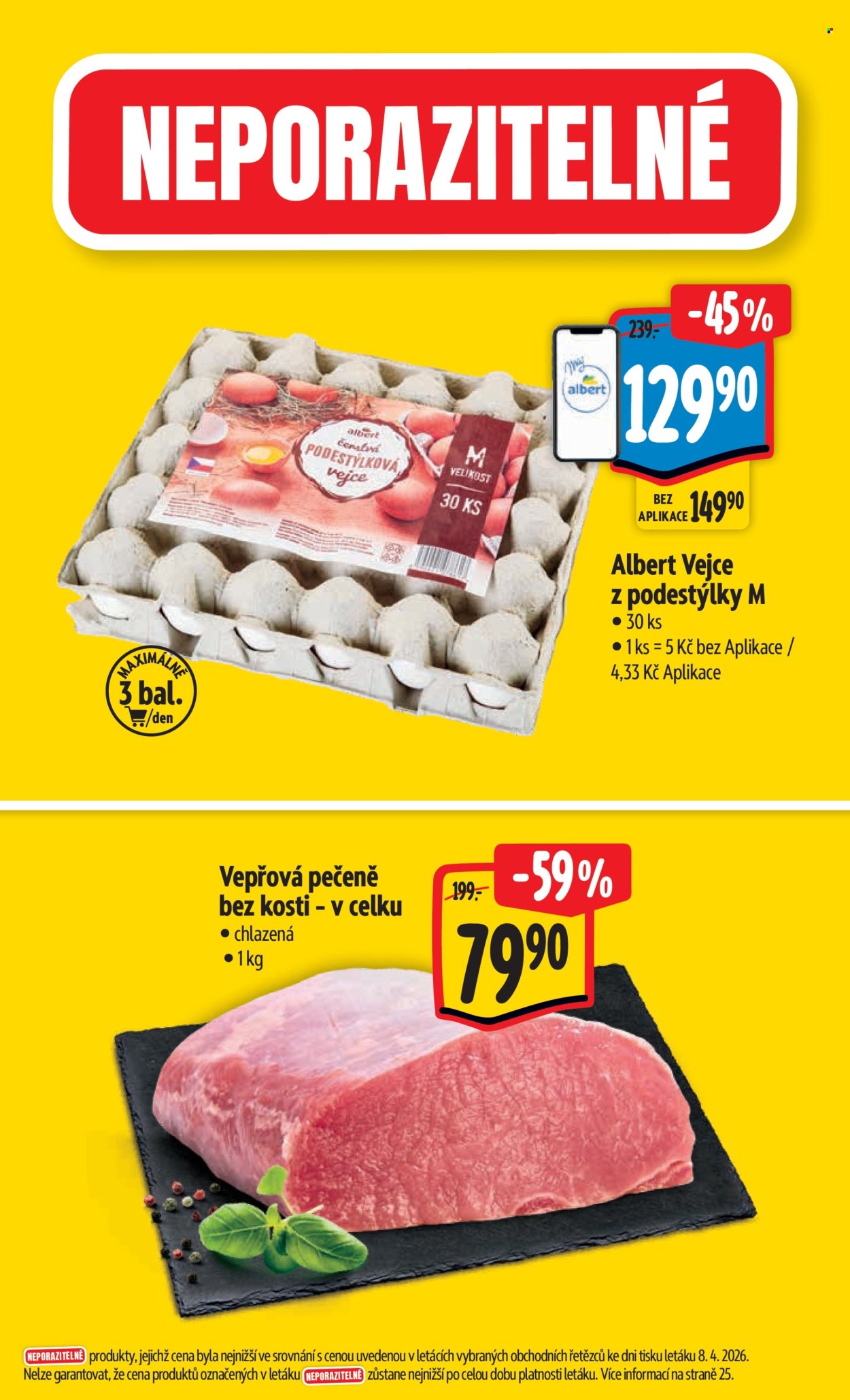 Leták Albert Hypermarket - 15.4.2026 - 21.4.2026. Strana 2