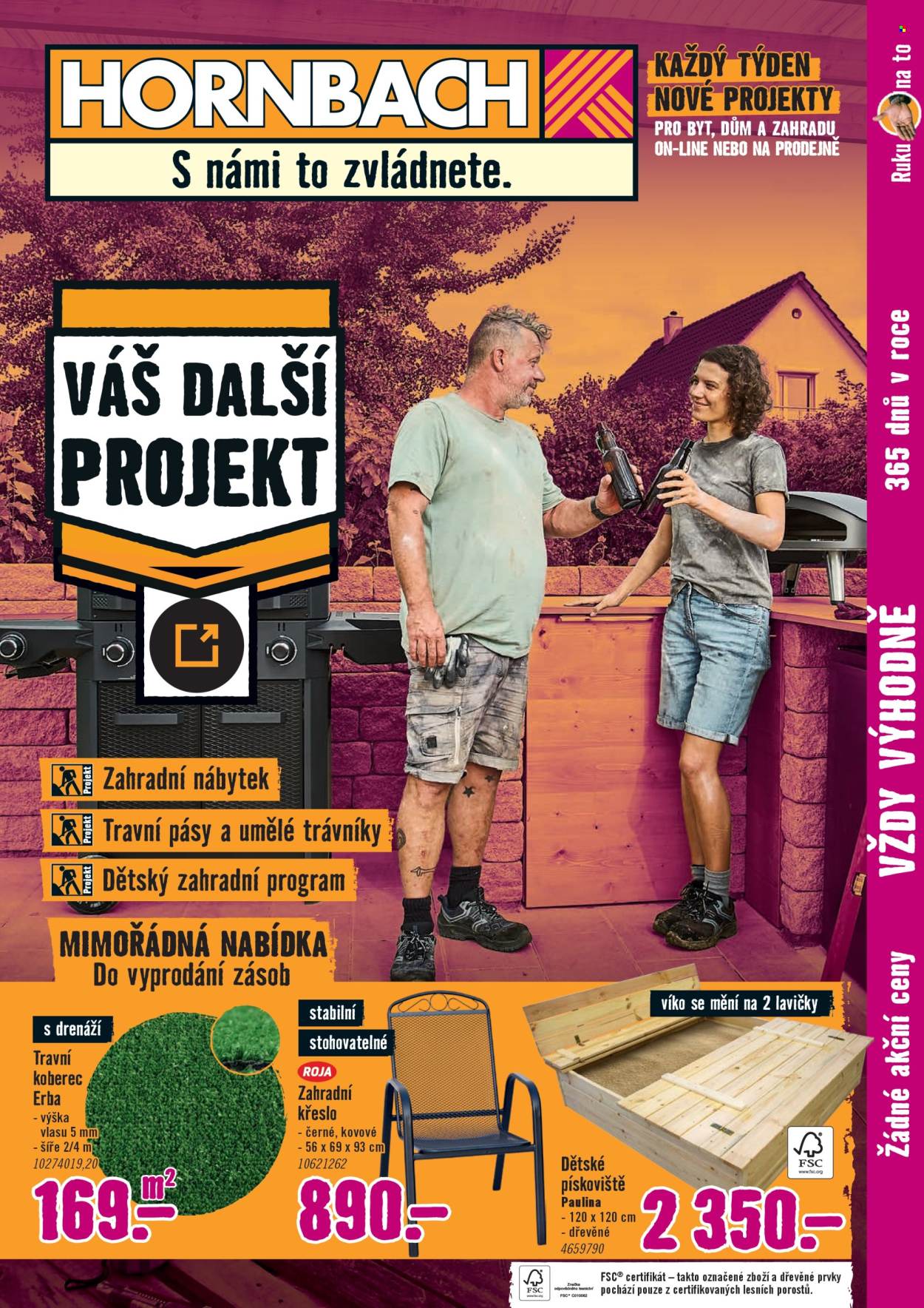 Leták HORNBACH - 15.4.2026 - 29.4.2026. Strana 1