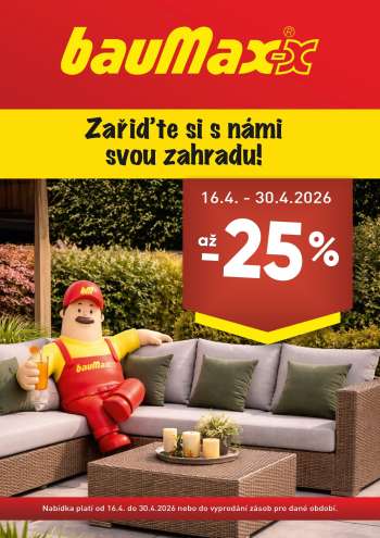 Leták Baumax - 16.4.2026 - 30.4.2026.